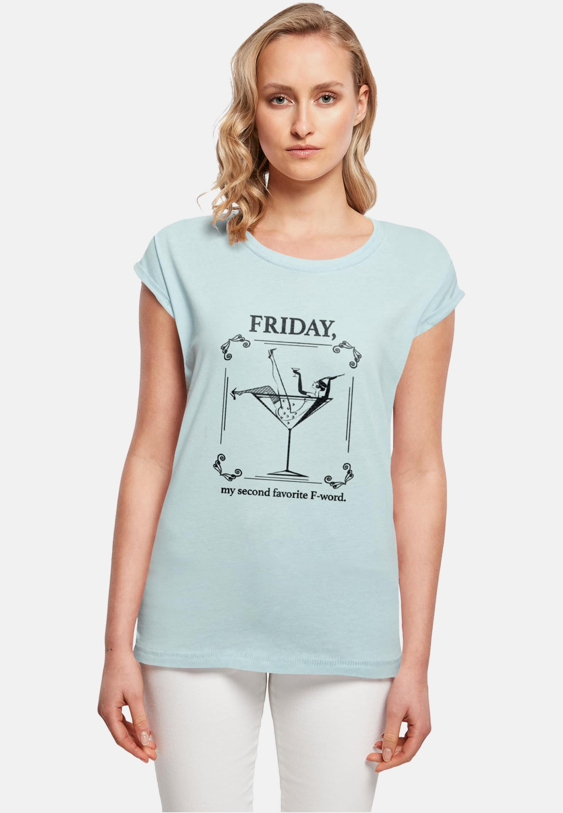 Mister Tee POD Ladies F-Word Extended Shoulder
