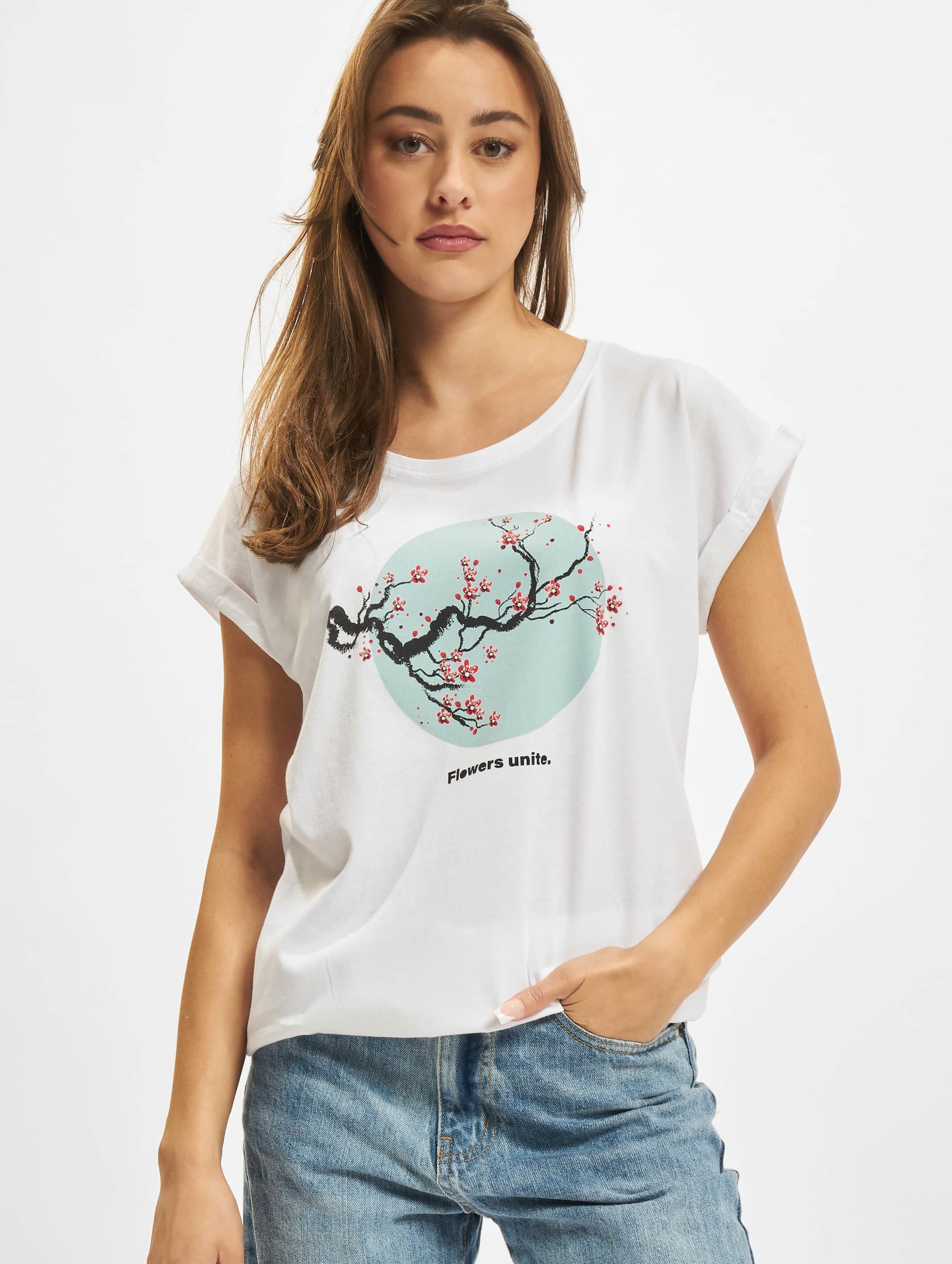 Mister Tee Ladies Flowers Unite T-Shirt