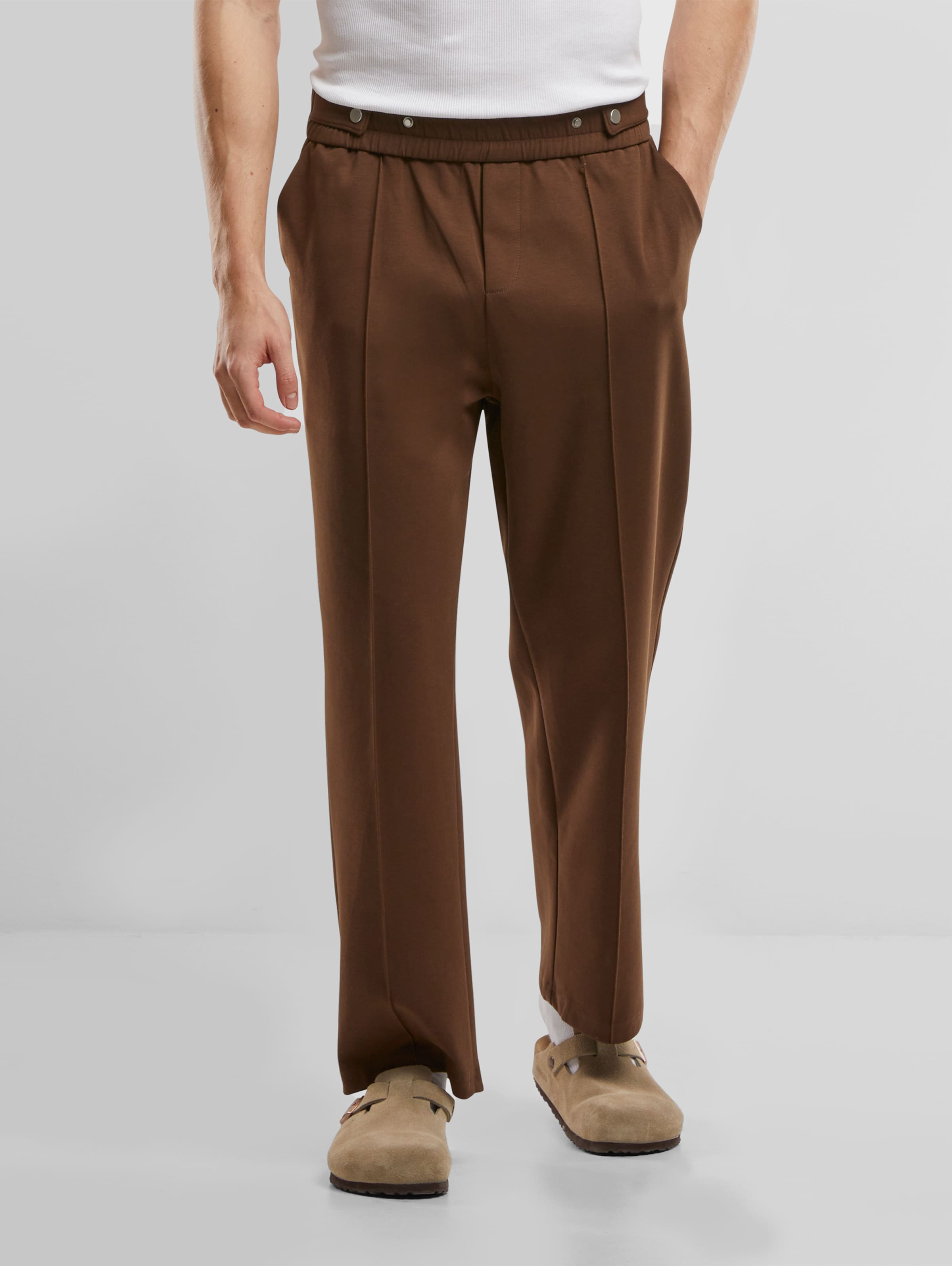 Another Cotton Lab Suit Pleated Trousers Buttons