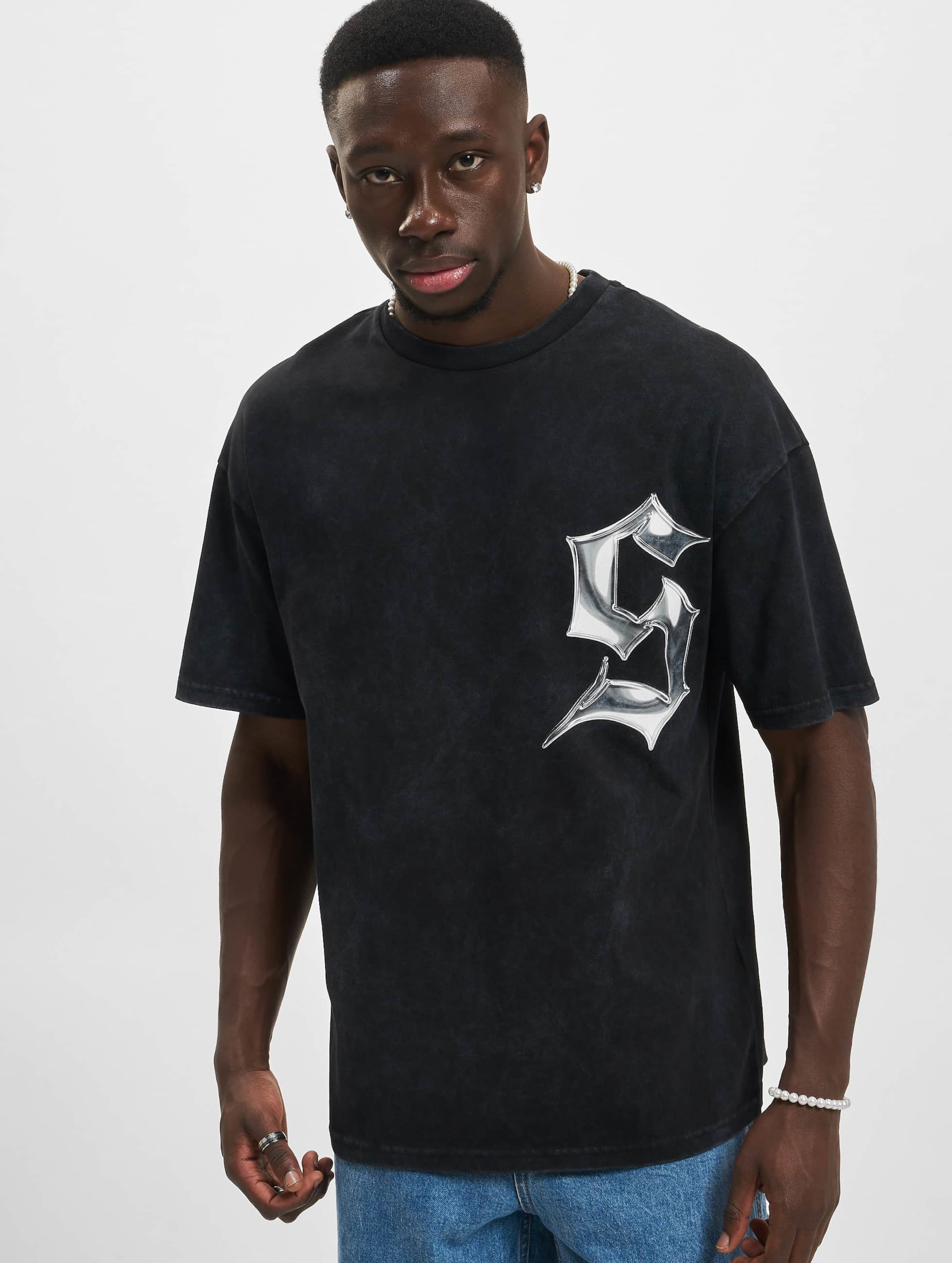 9N1M SENSE Sense Chrome T-Shirt Washed
