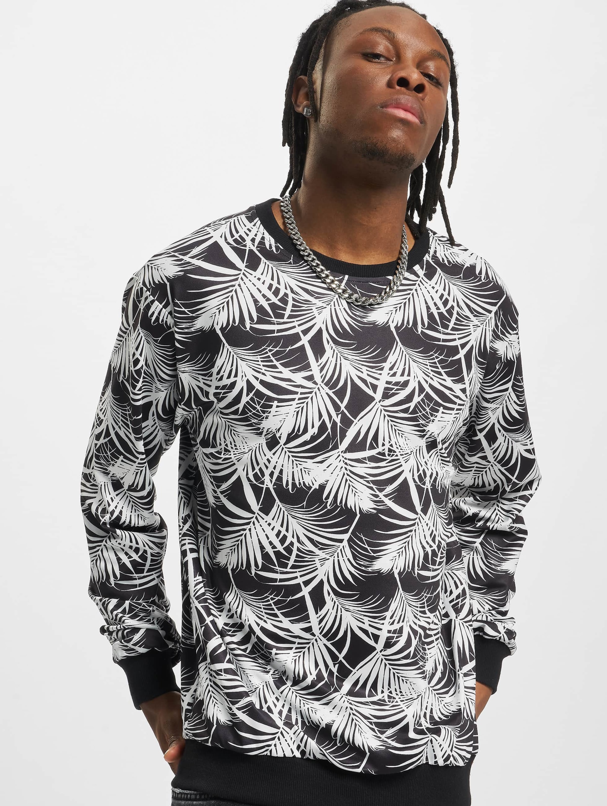 VSCT Clubwear Palmleaf Crewneck Pullover