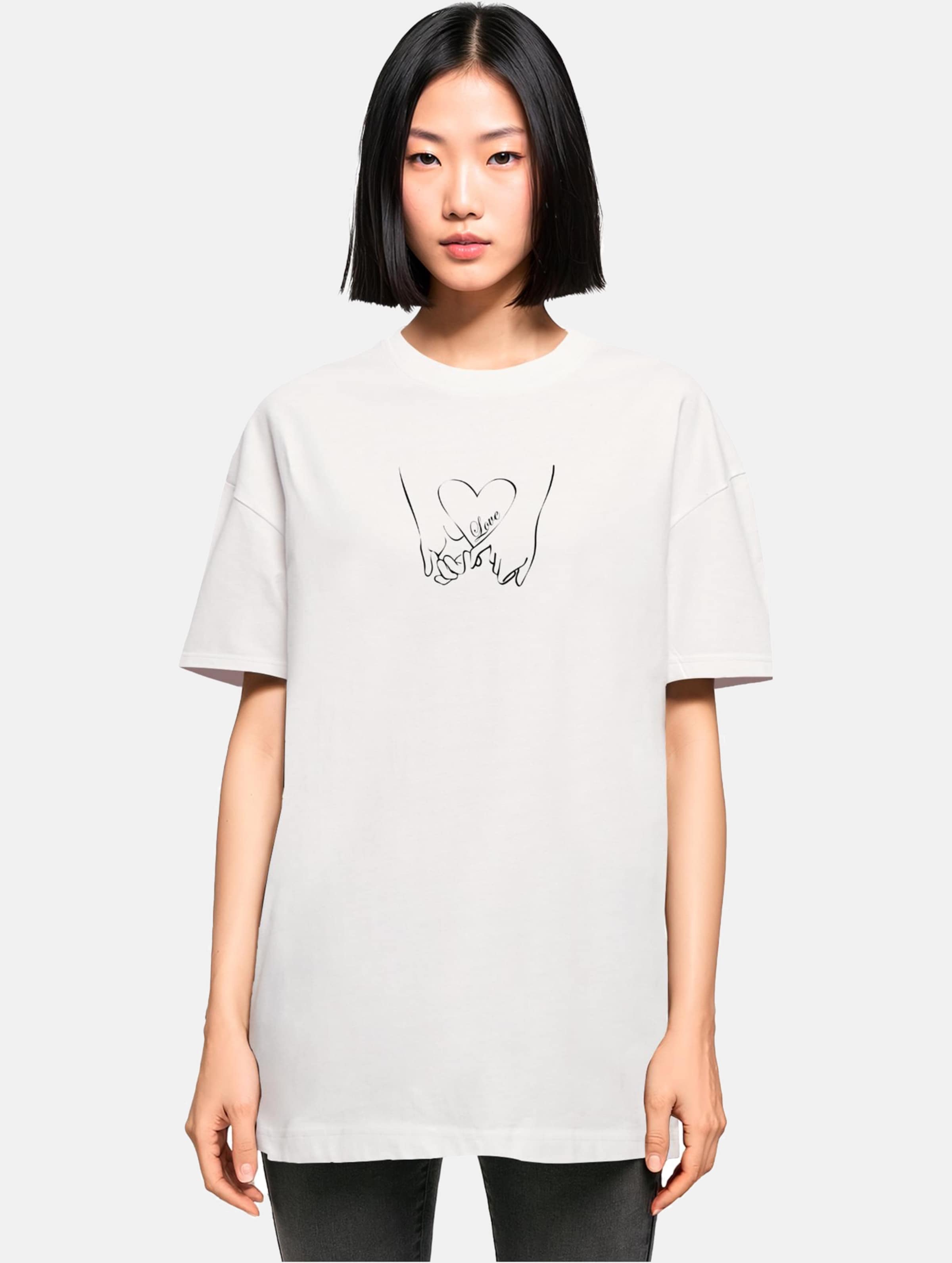 Merchcode POD Ladies Love 2 Oversized Boyfriend Tee
