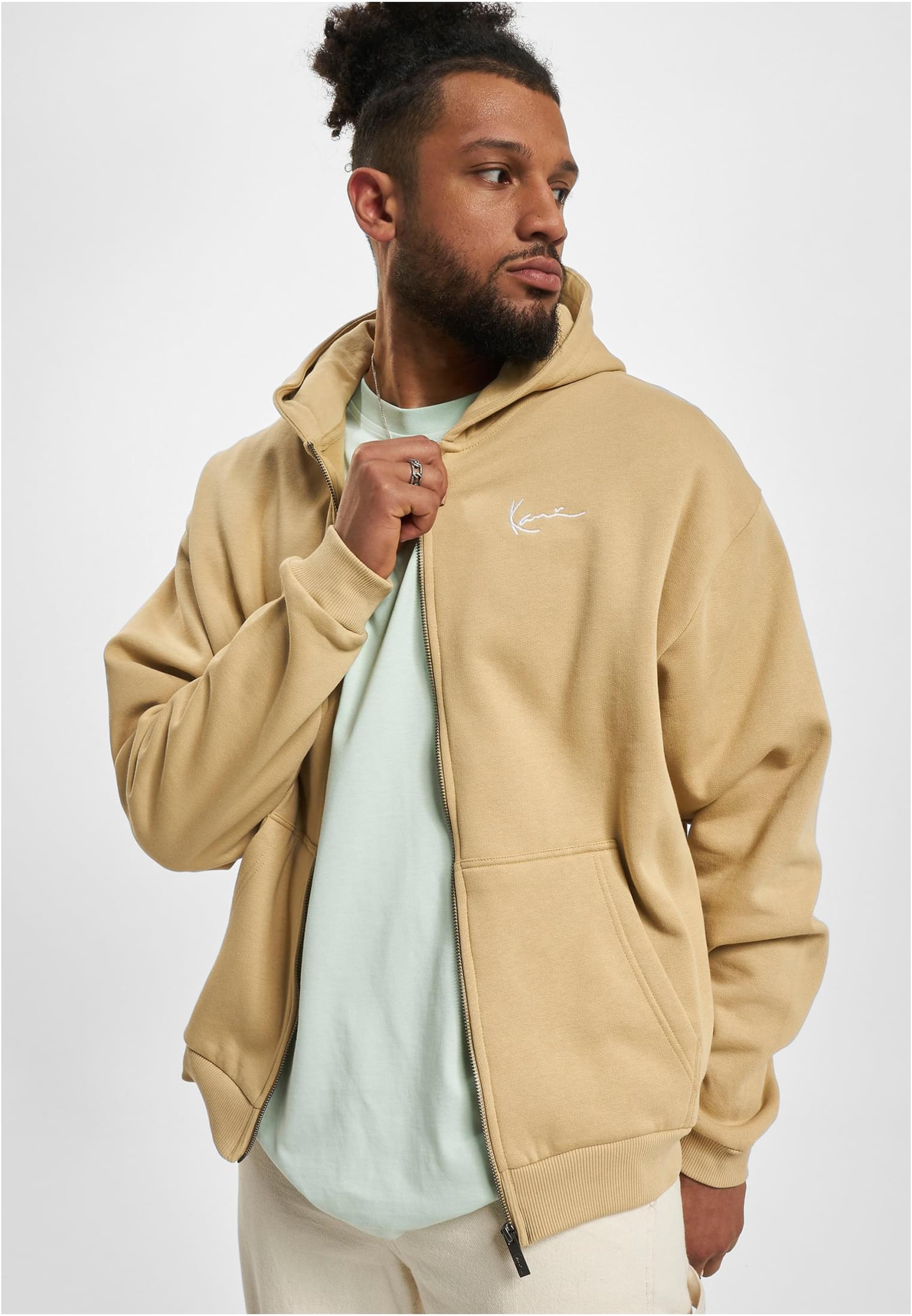 Karl Kani Chest Signature Essential Zip Hoodie