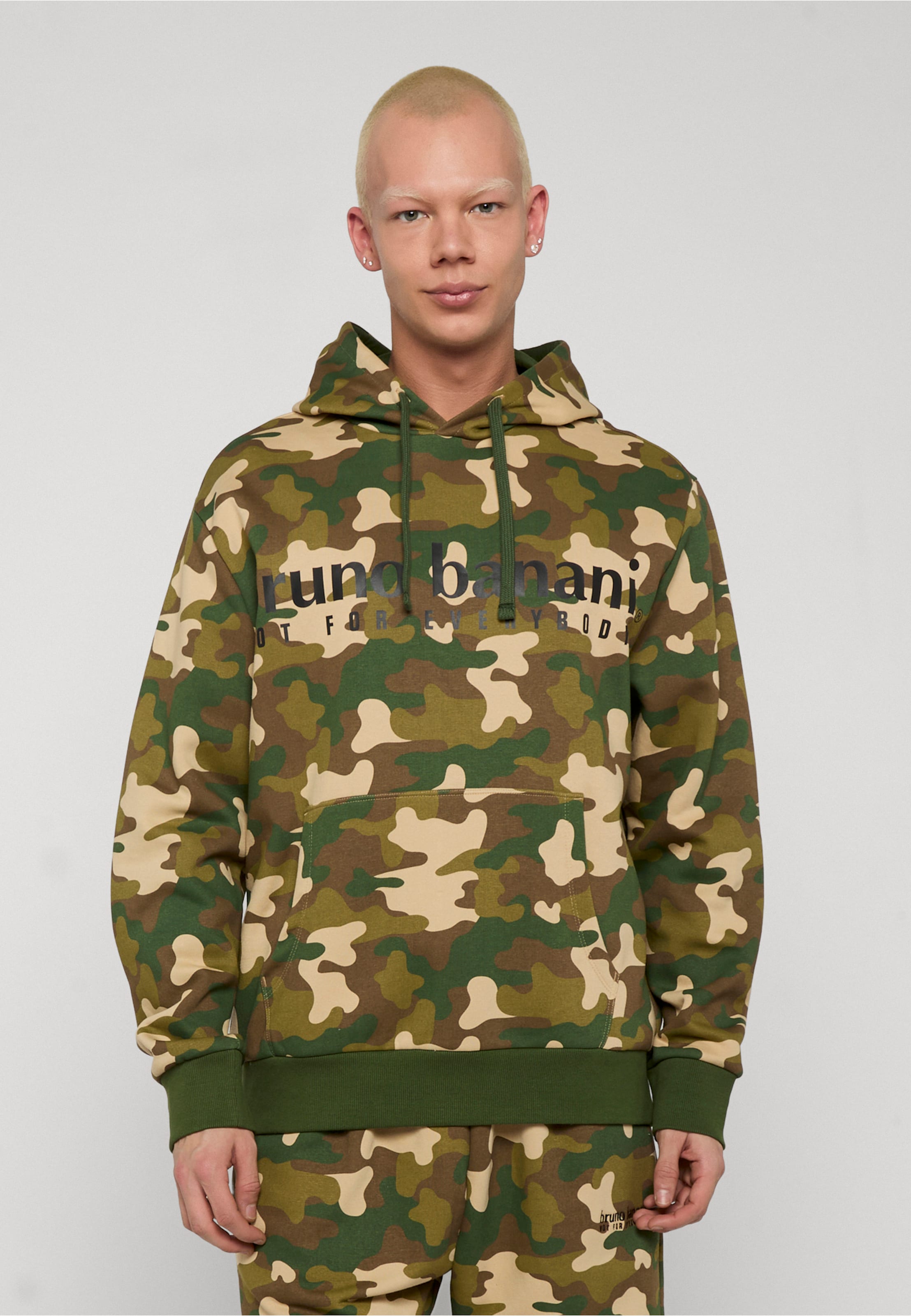 Bruno Banani Basic Logo Print Hoodie