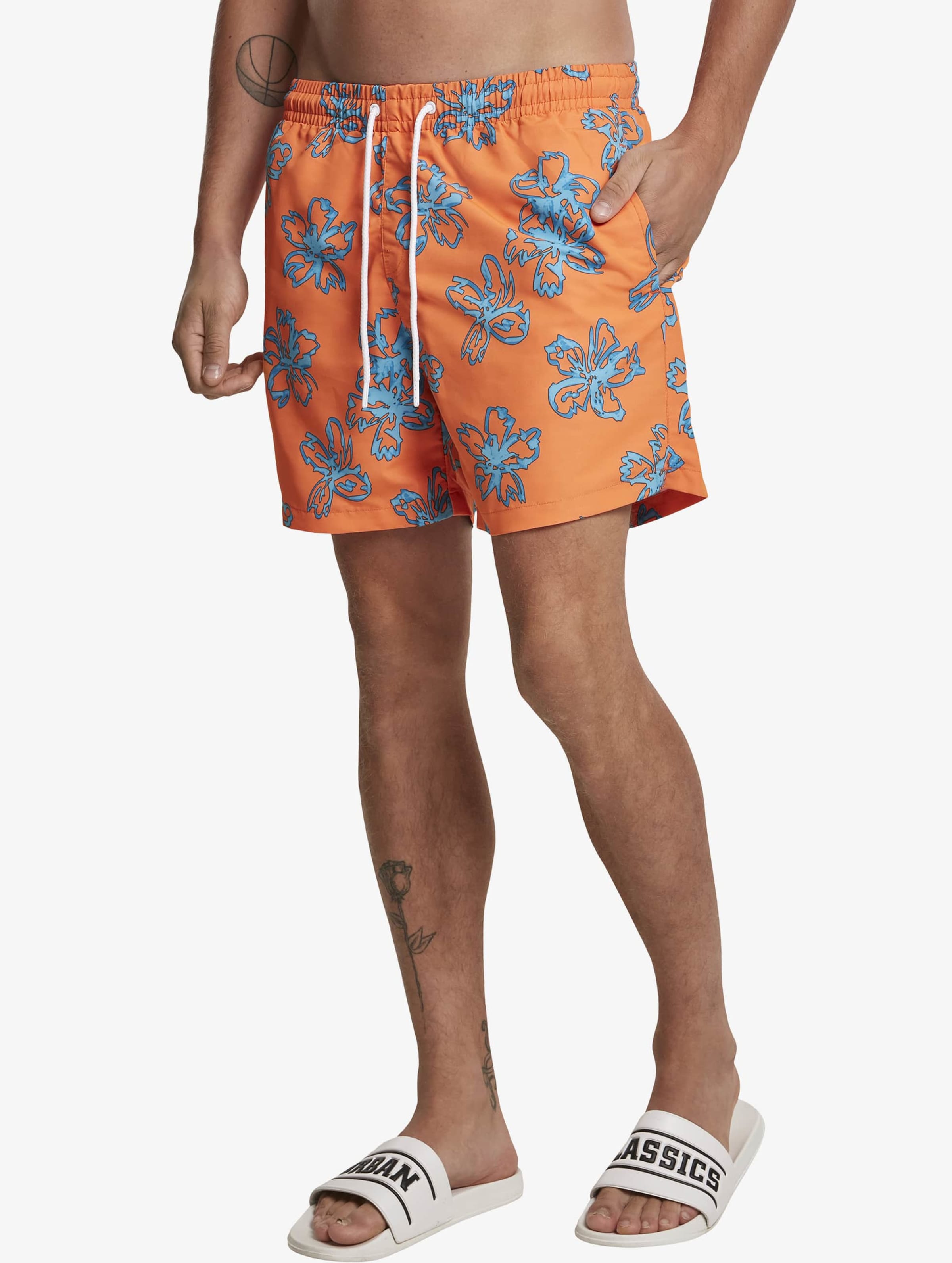 Urban Classics Floral Swim Short