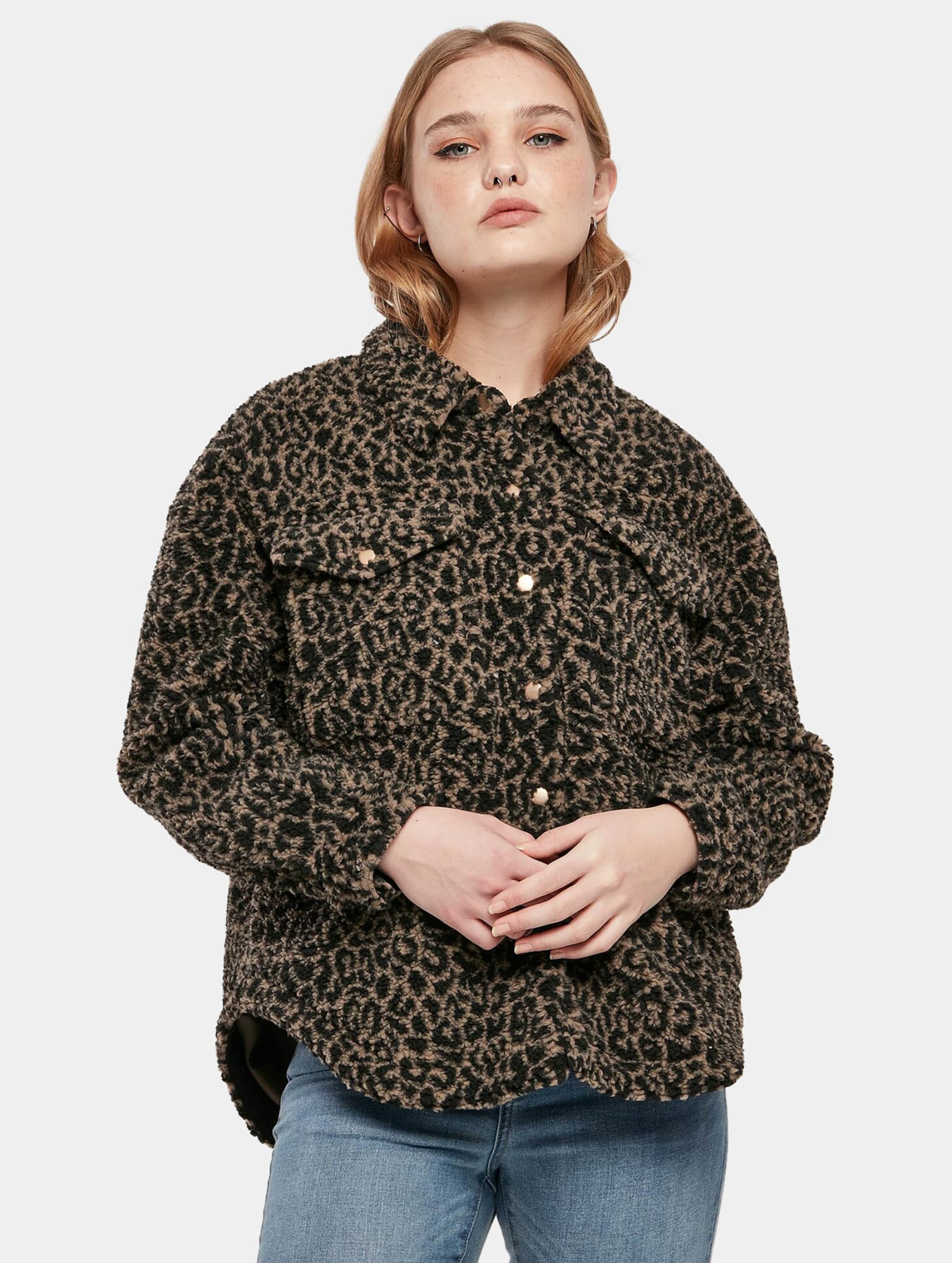 Urban Classics Ladies AOP Sherpa Overshirt