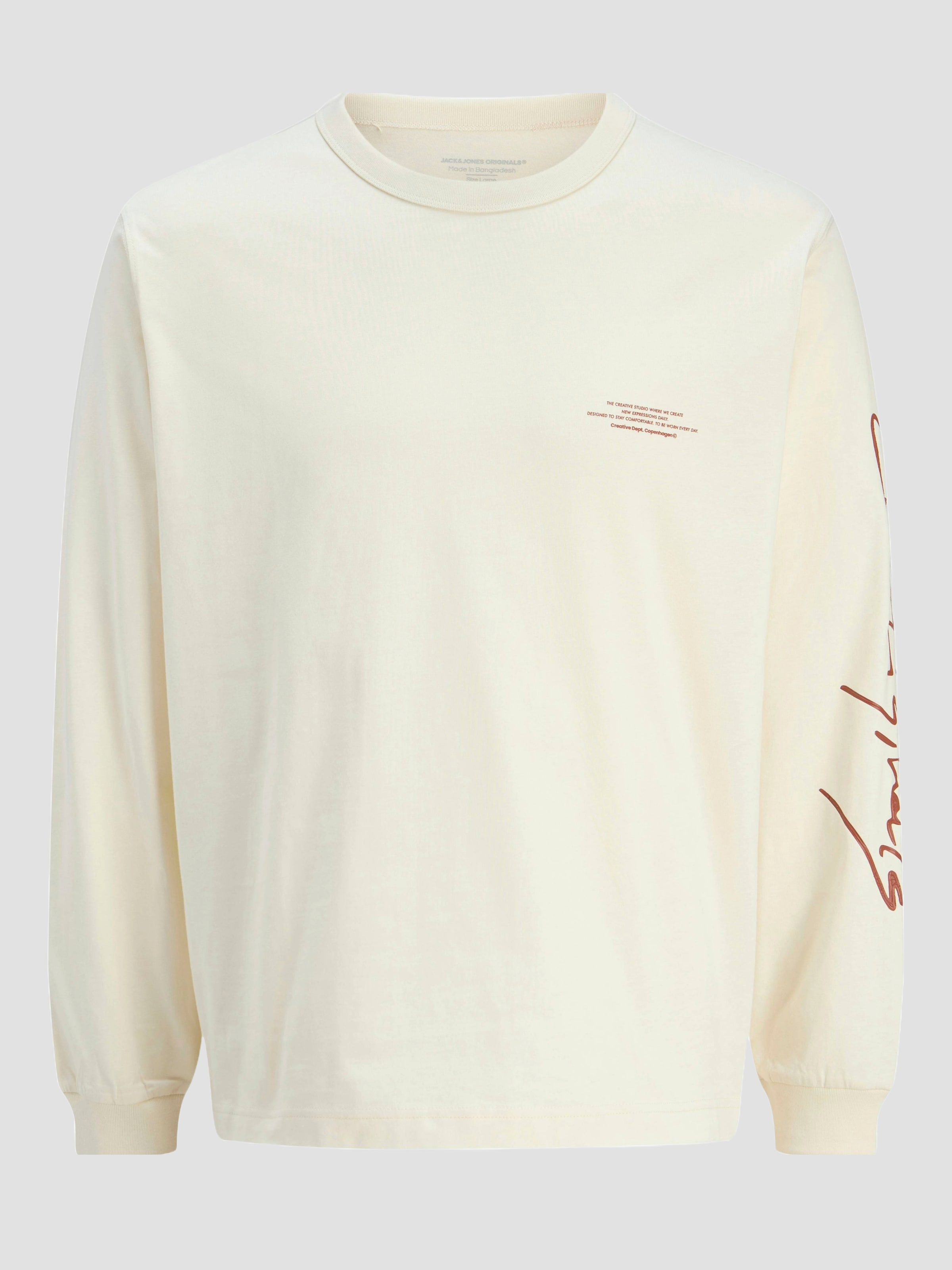 Jack & Jones Manchester Script T-Shirt Ls