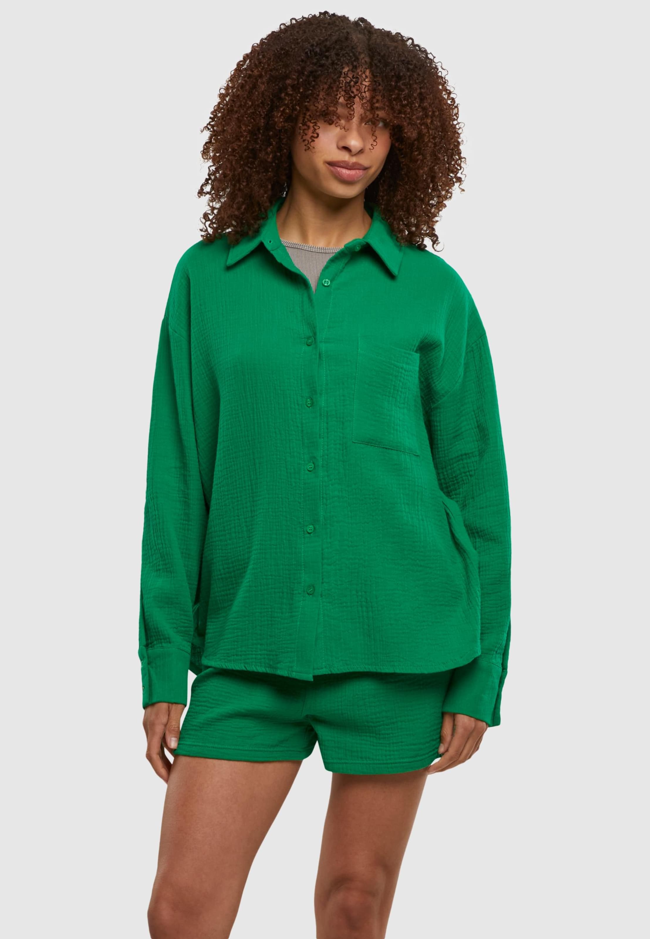 Urban Classics Ladies Oversized Musselin Blouse