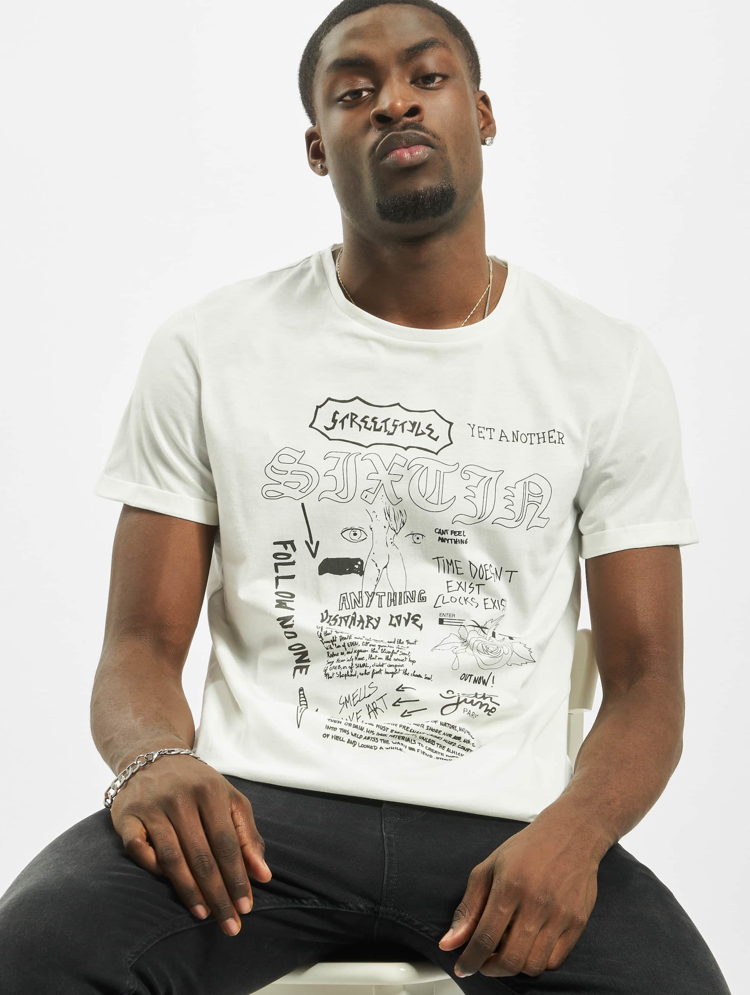 Sixth June Graffiti Print T-Shirt