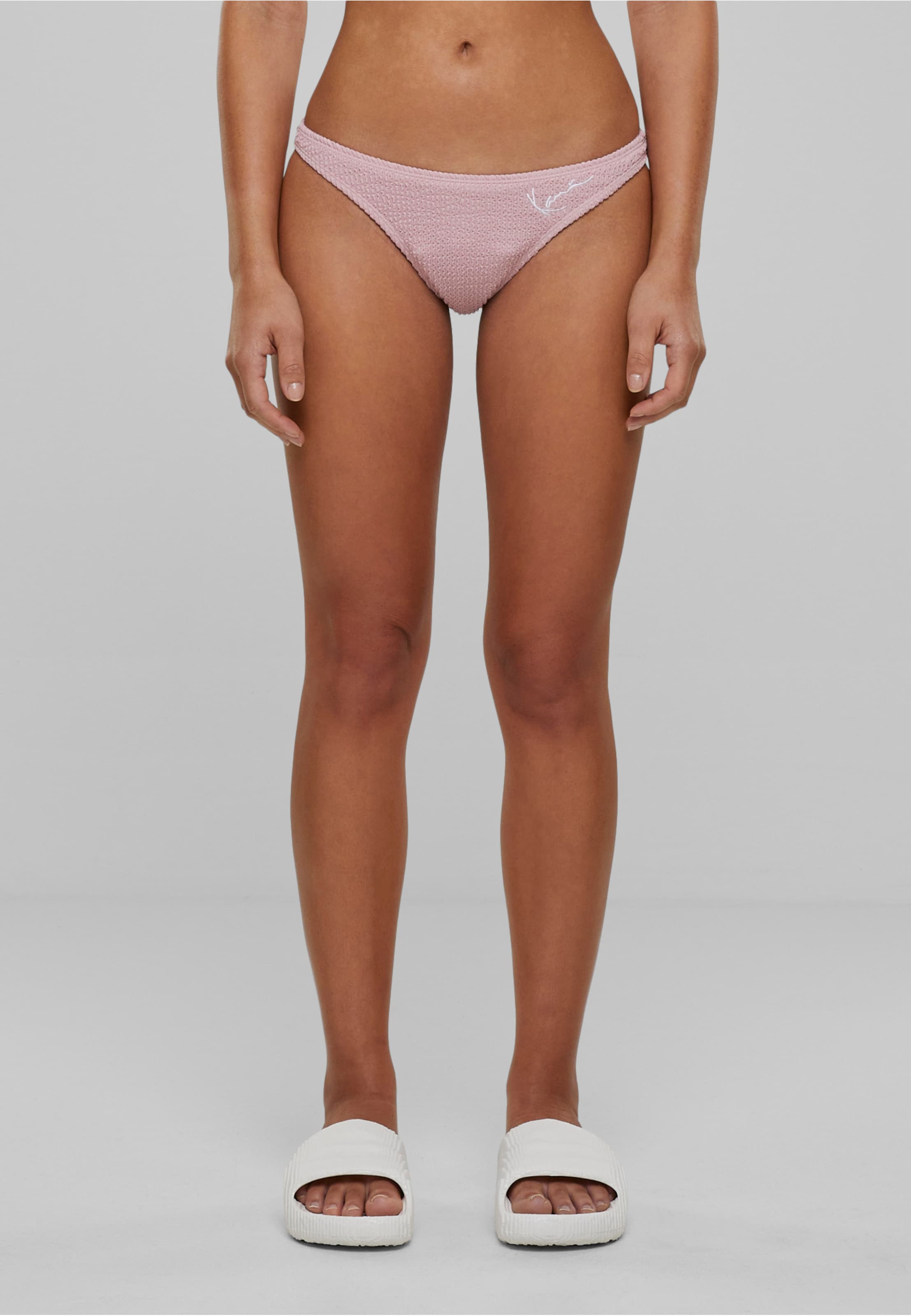 Karl Kani Small Signature Crinkle High Leg Bikini Bottom