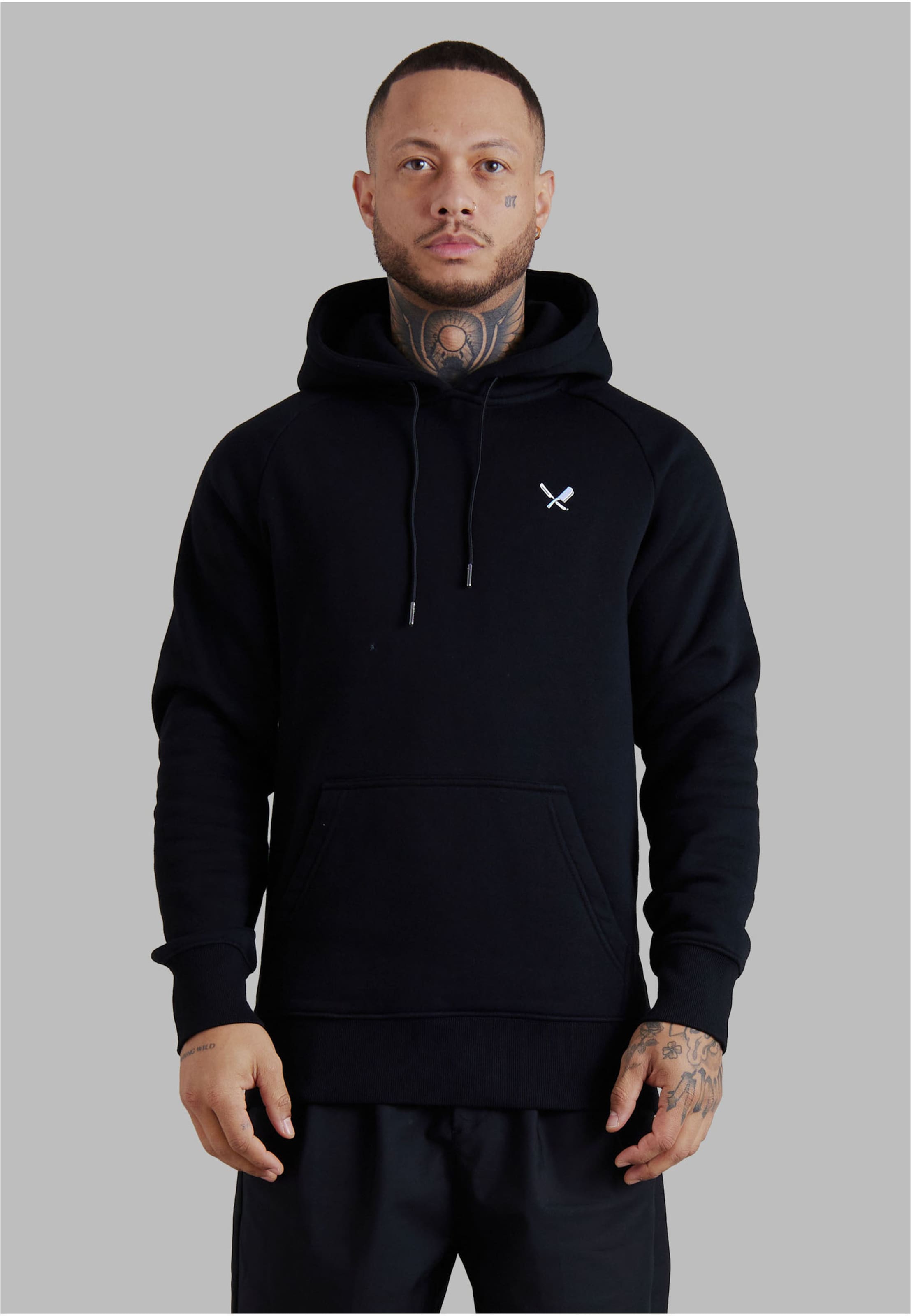 Distorted People Chalk Raglan Hoodie
