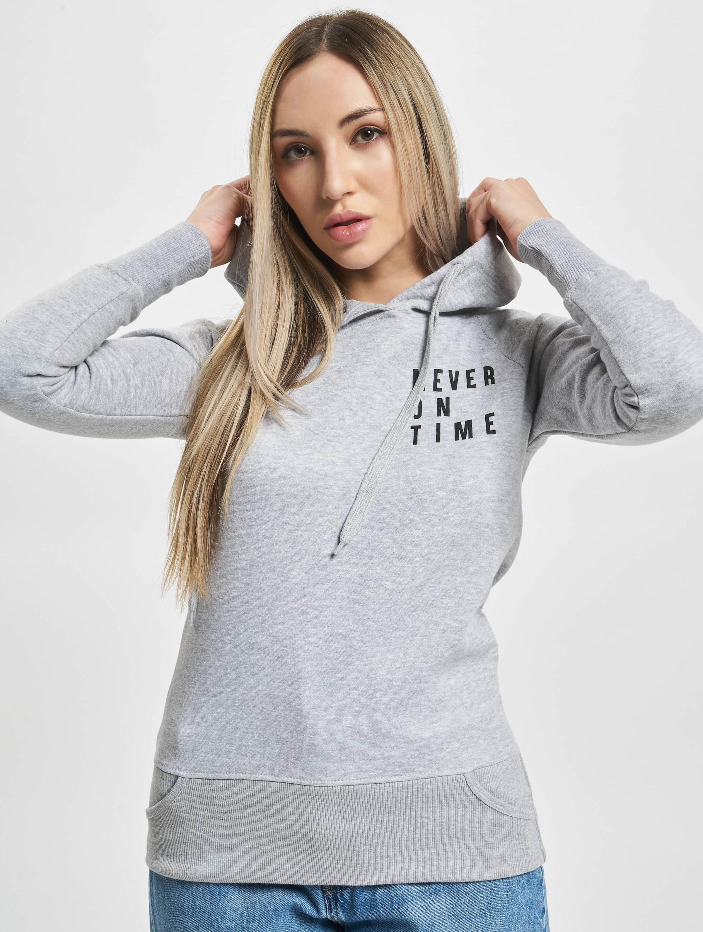 Mister Tee Ladies Never On Time Hoody