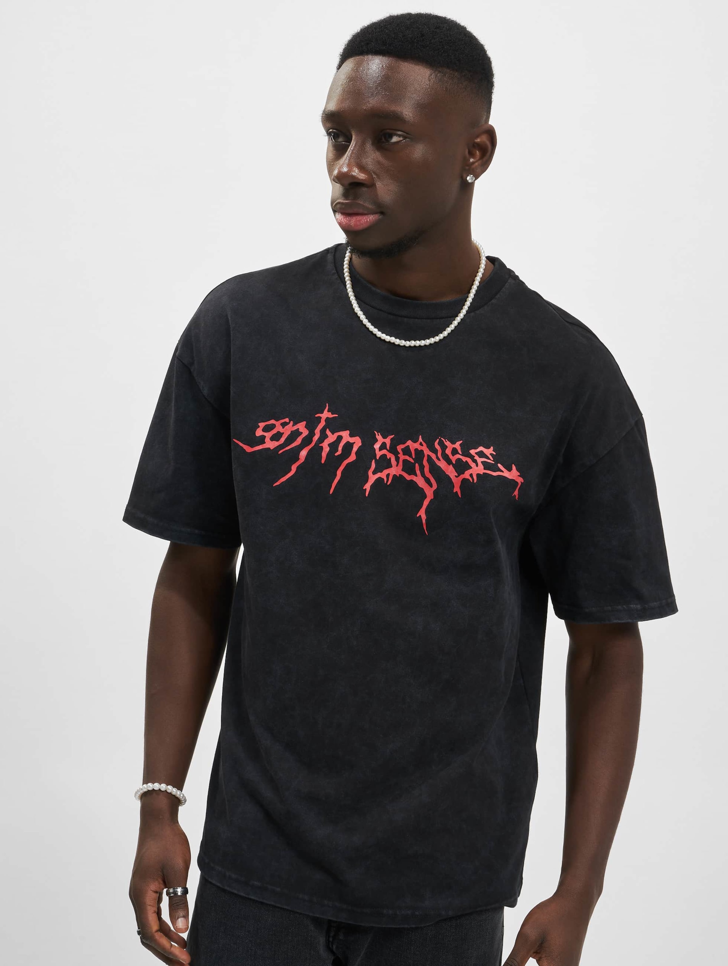 9N1M SENSE Sense Goth T-Shirt Washed