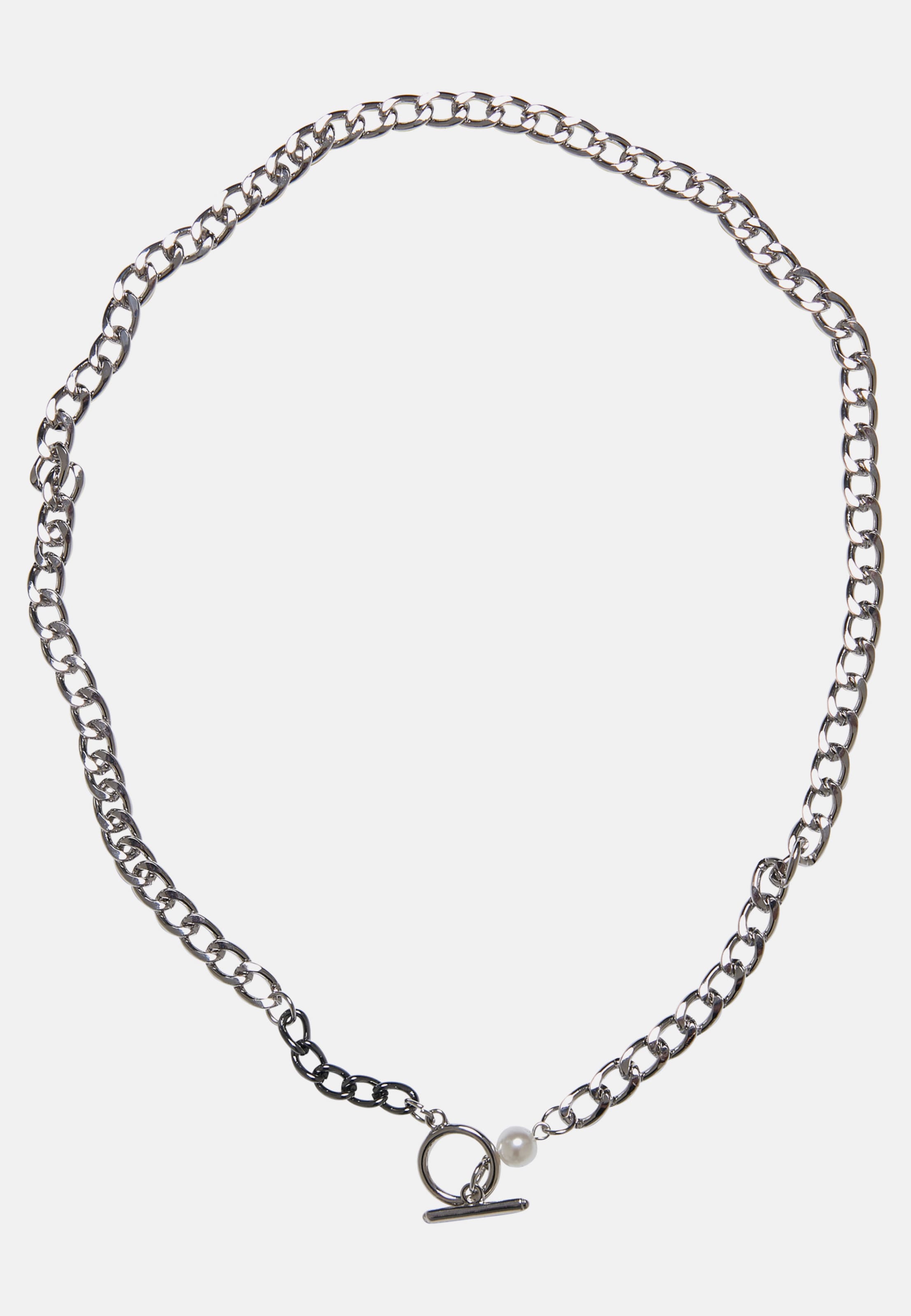 Urban Classics Pearl Fastener Necklace