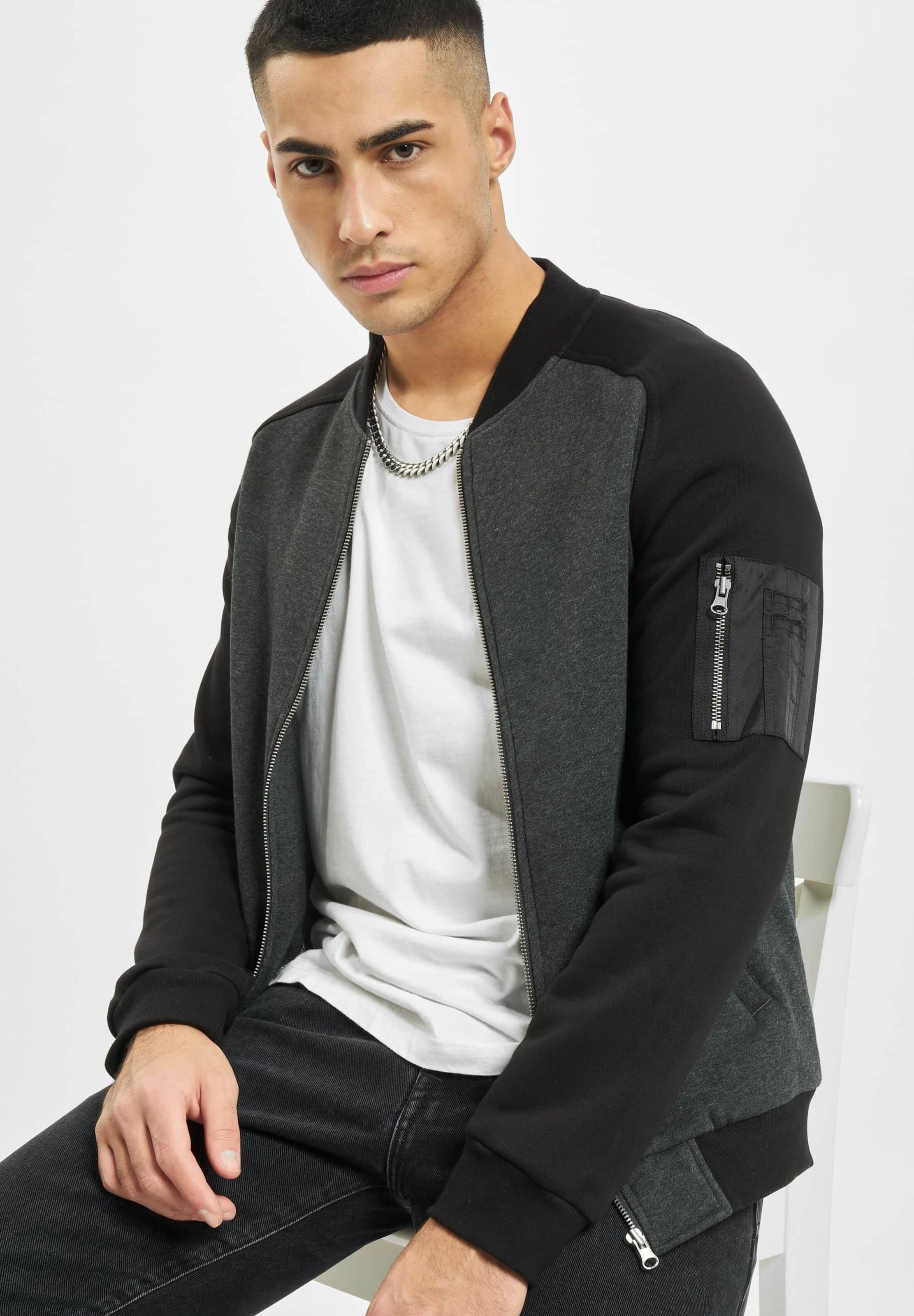 Urban Classics 2-Tone Raglan Sweat Bomber