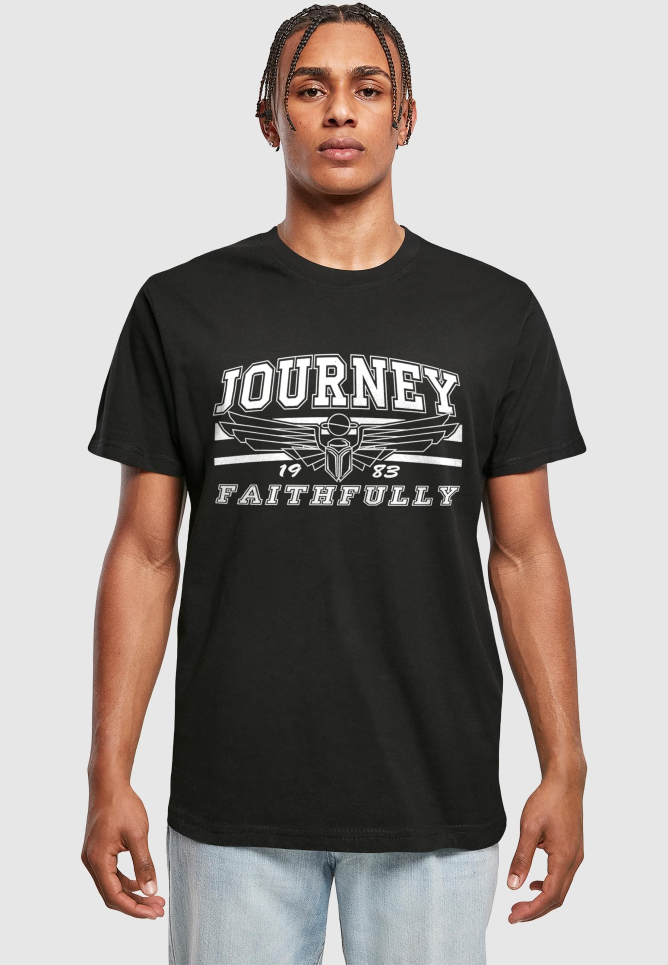 Merchcode Journey Rock Band - Faithfully Graphic T-Shirt