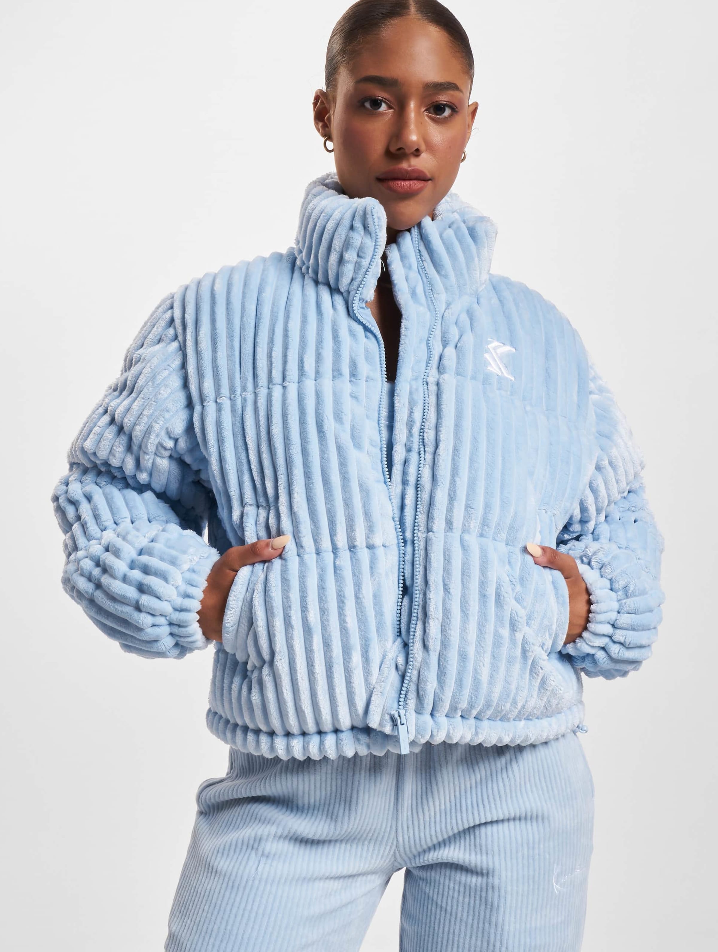 Karl Kani Og Fuzzy Corduroy Short Puffer Jacket