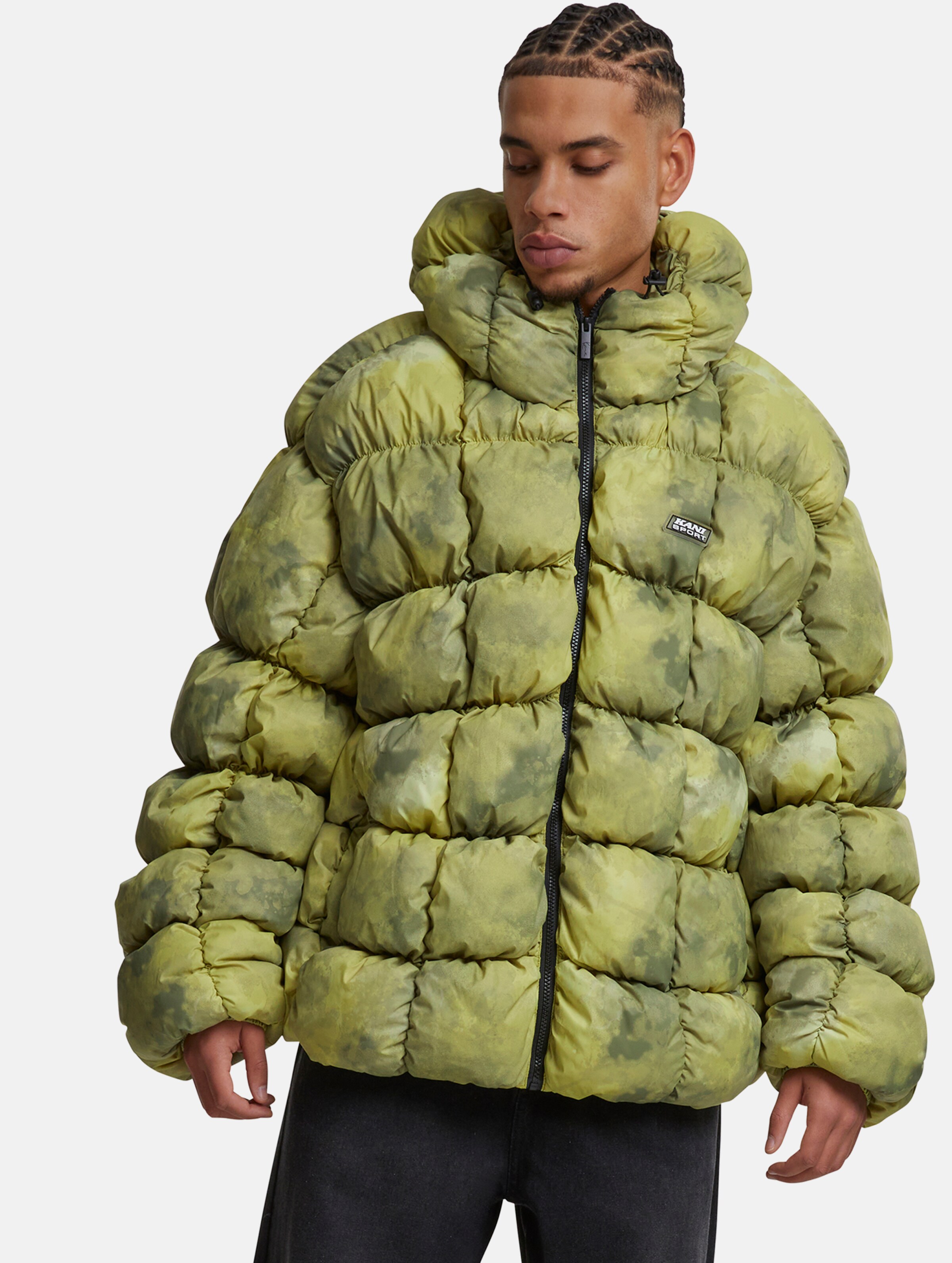 Karl Kani Sport Patch Square Quilted Puffer Jacket
