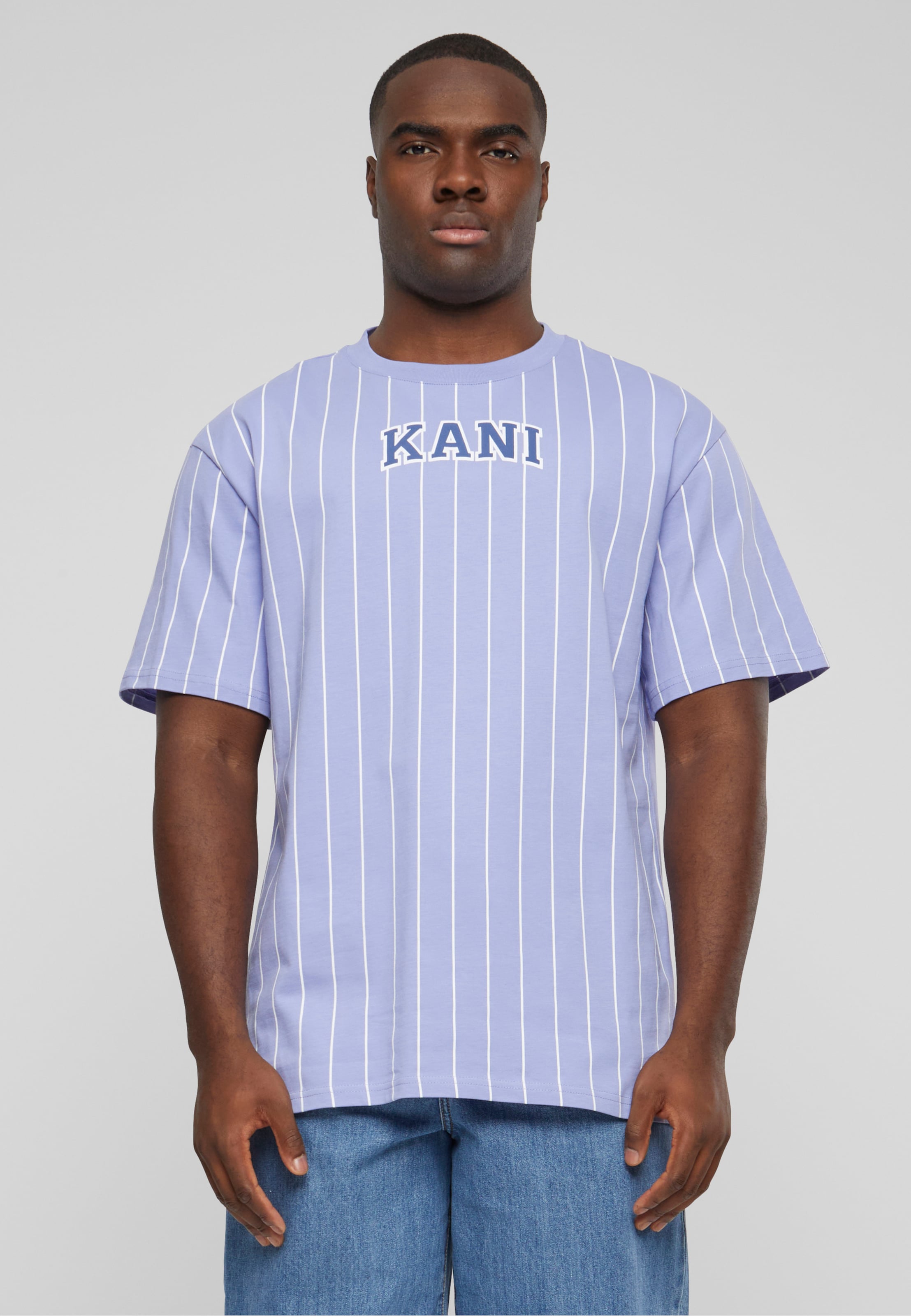 Karl Kani Small Serif Pinstripe T-Shirt