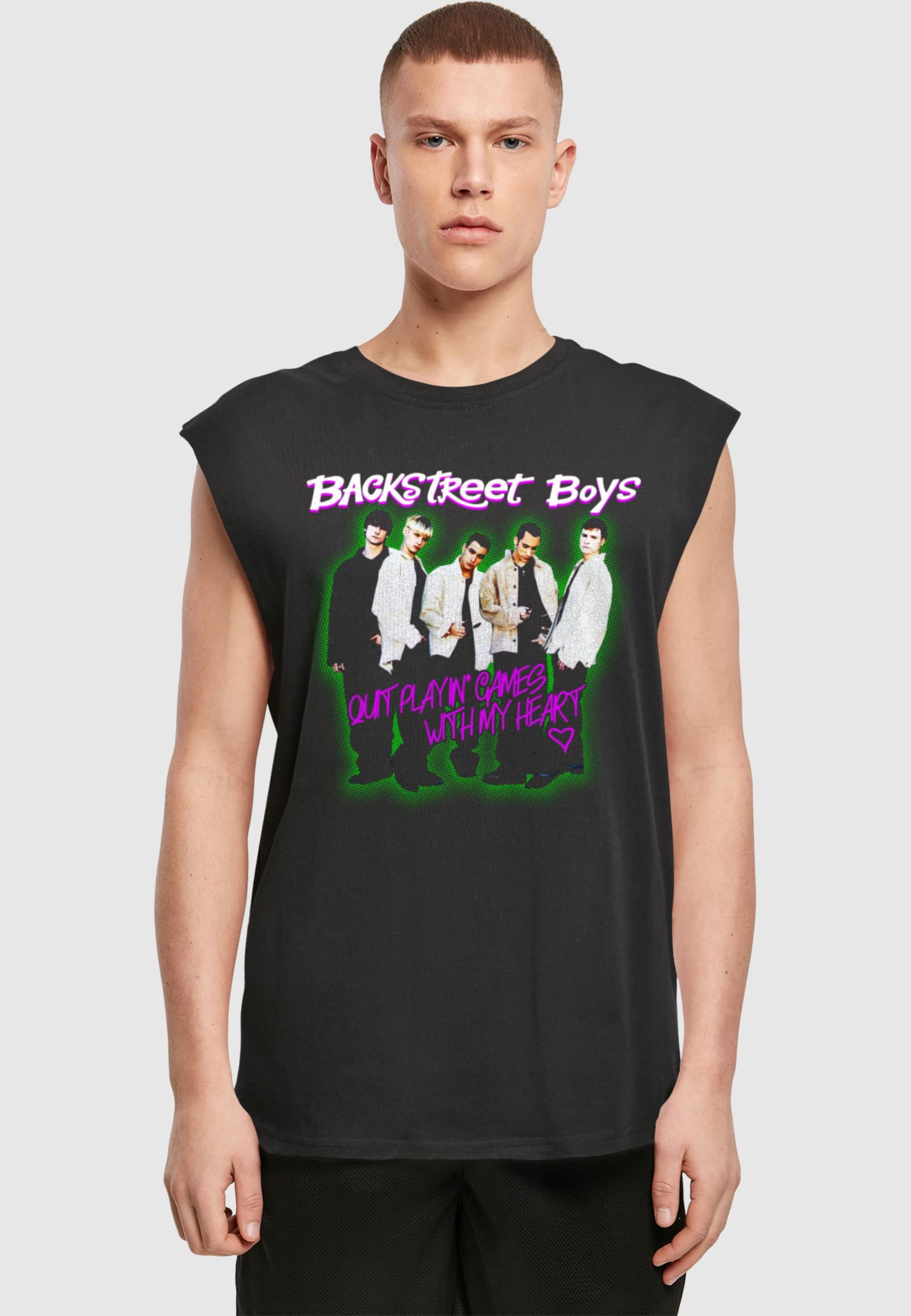 Merchcode Backstreet Boys - Playing Games Sleeveless Tee