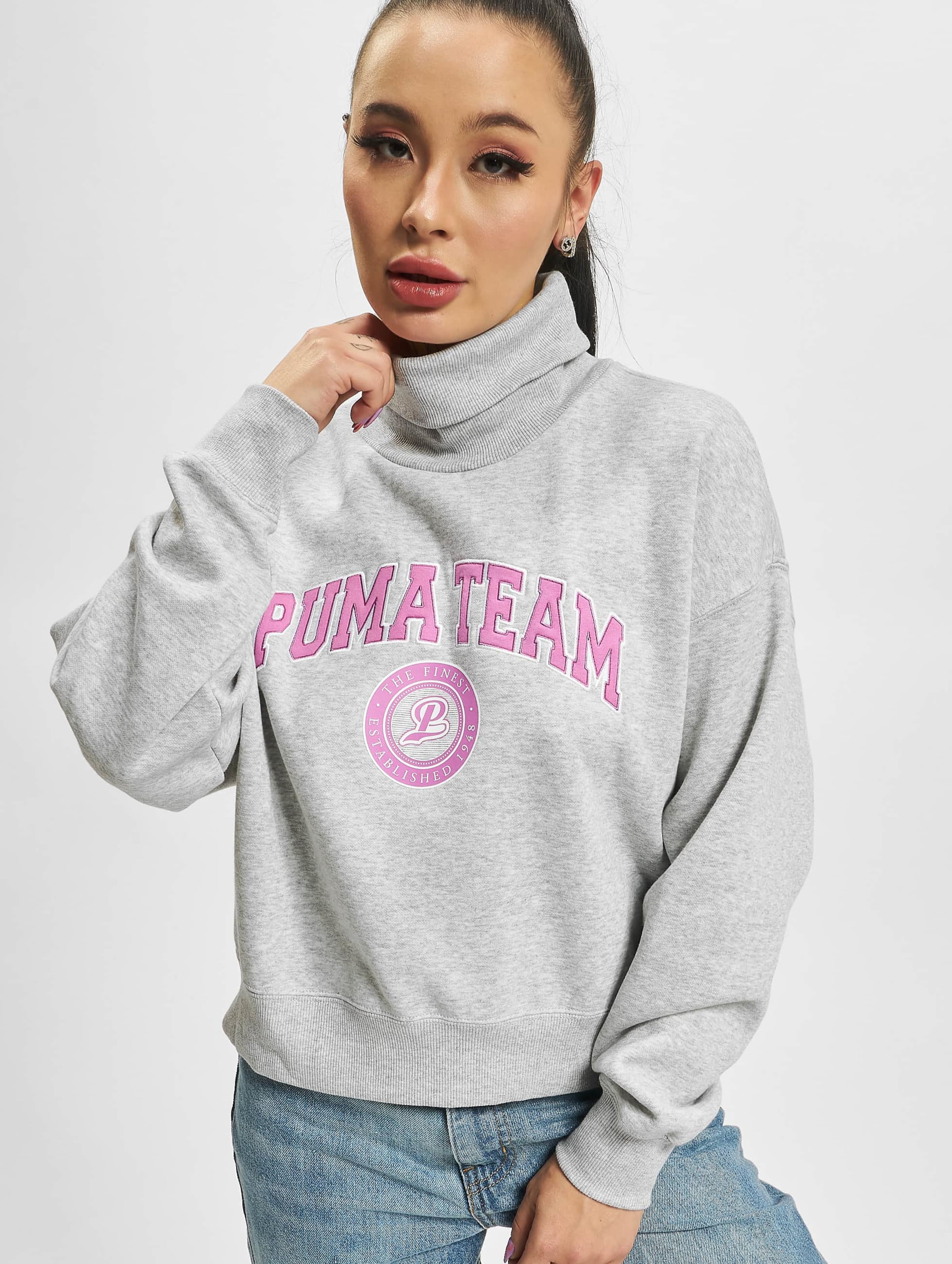 Puma Team Relaxed Crew Fleece Pullover