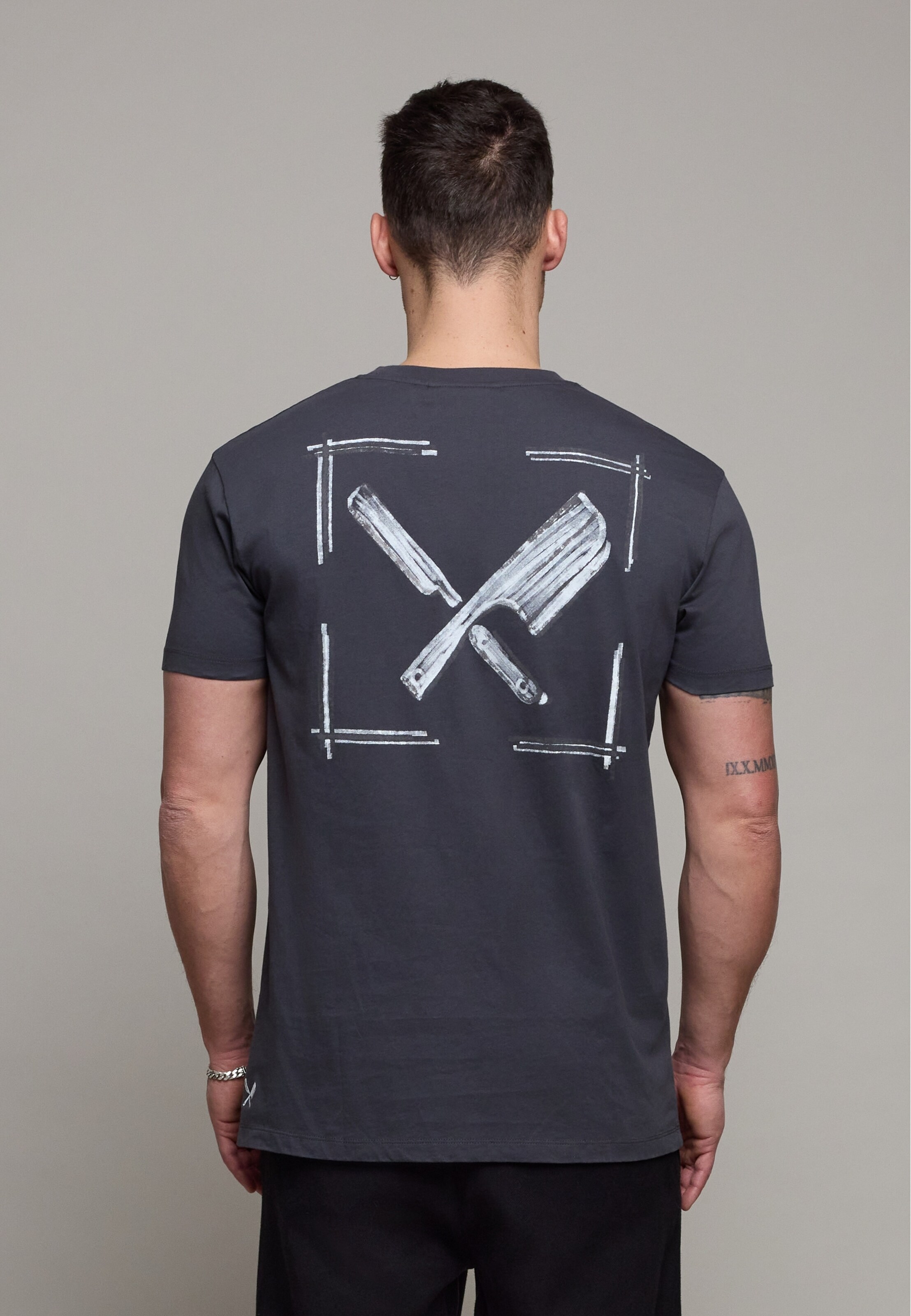 Distorted People Chalk Crew Neck