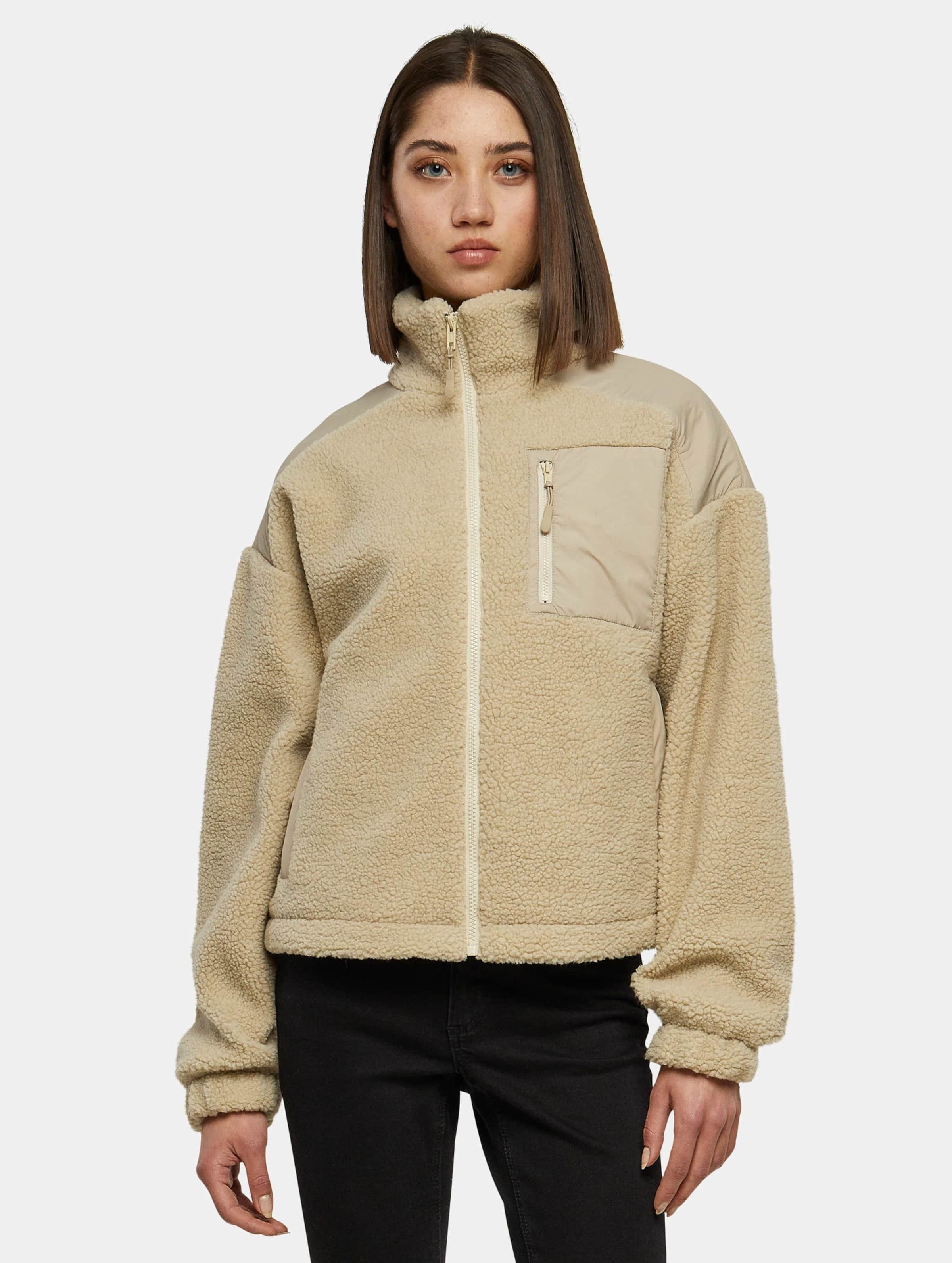 Urban Classics Ladies Sherpa Mix Winterjacke