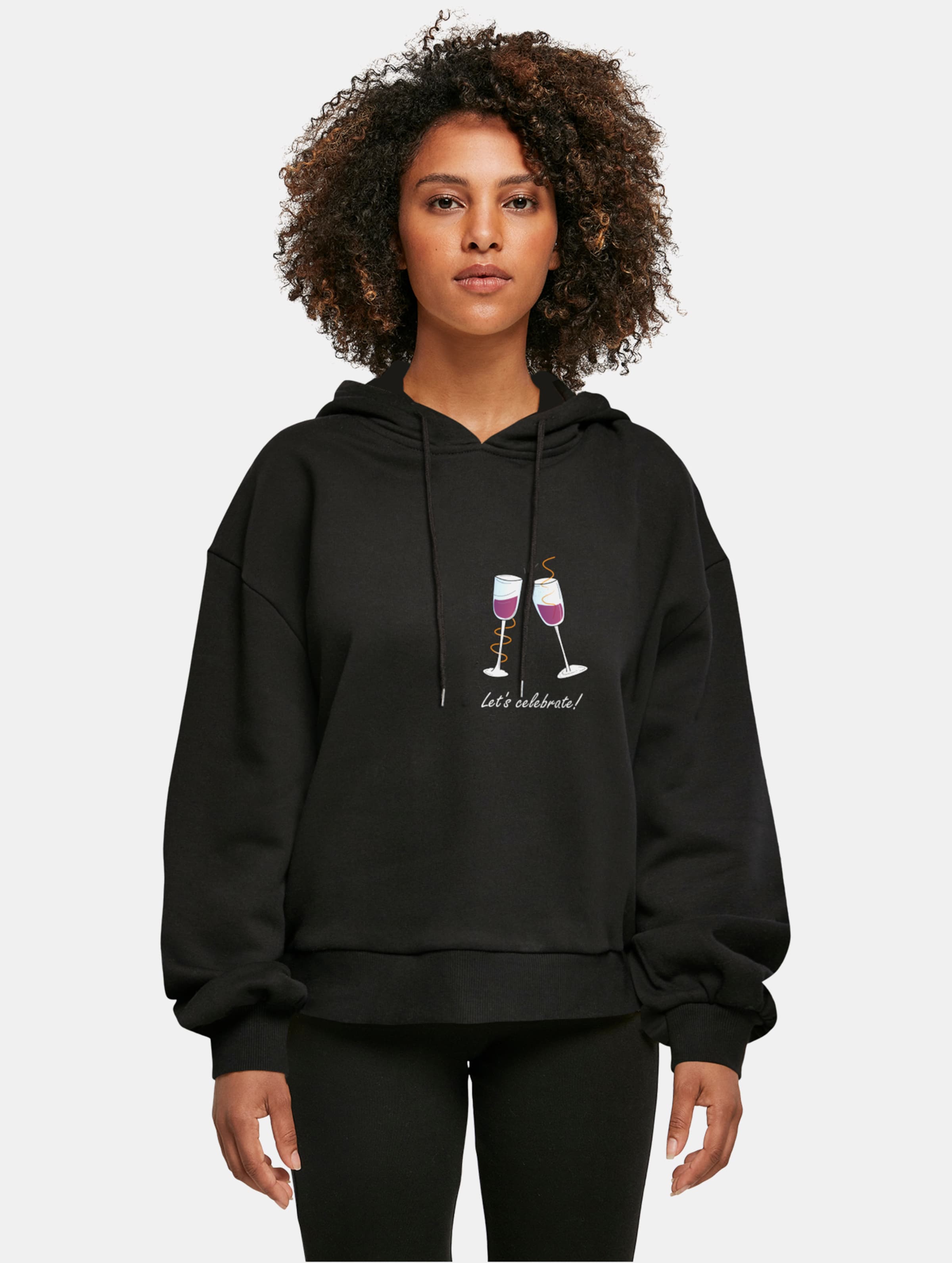 Merchcode Ladies Let s celebrate Essentials Oversized Hoody