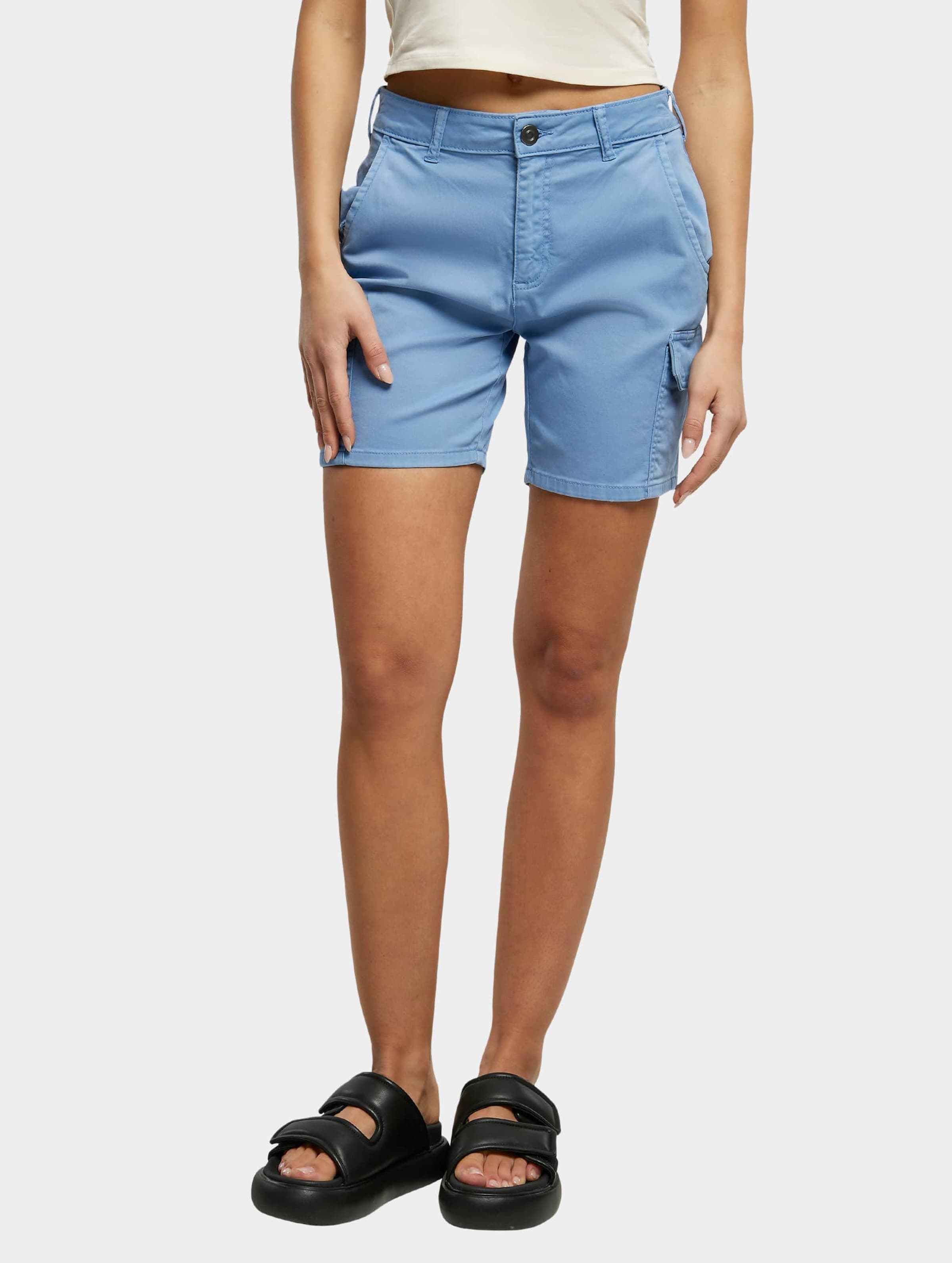 Urban Classics Ladies High Waist Cargo Short