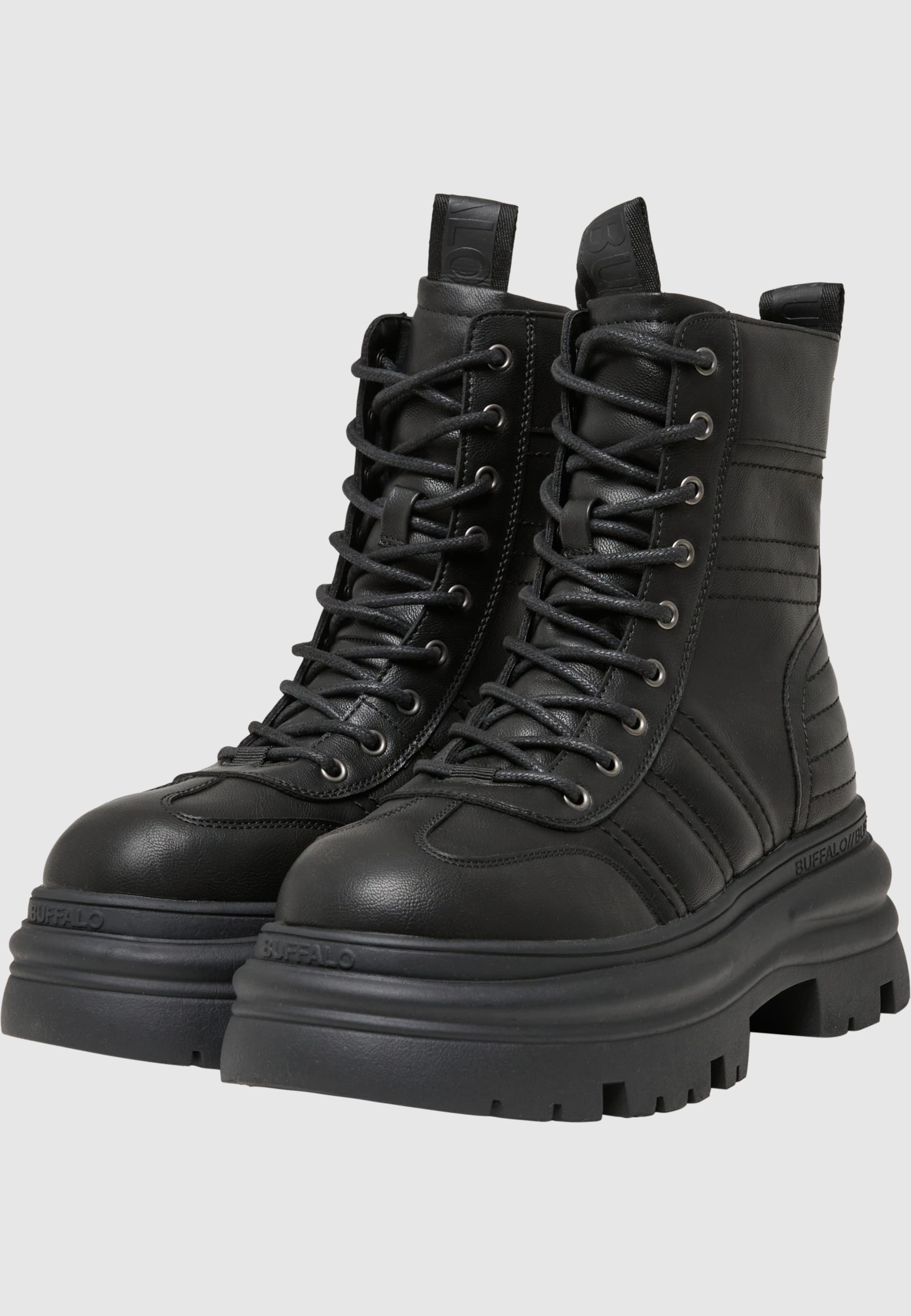 Buffalo DIONE LACE UP MID - VEGAN NAPPA