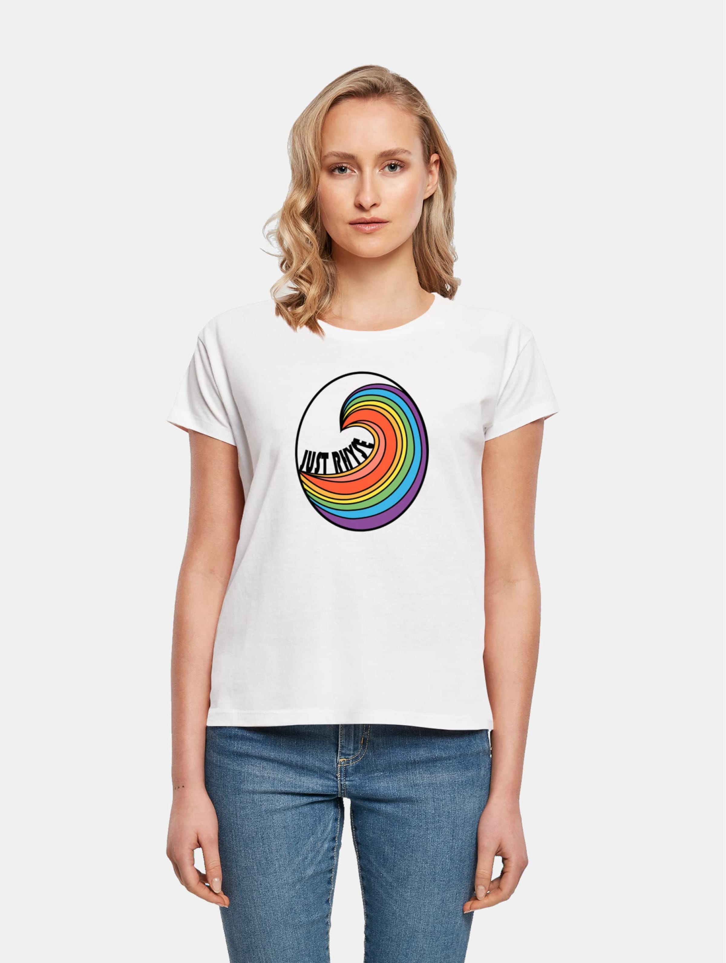 Just Rhyse Rainbow Wave T-Shirt