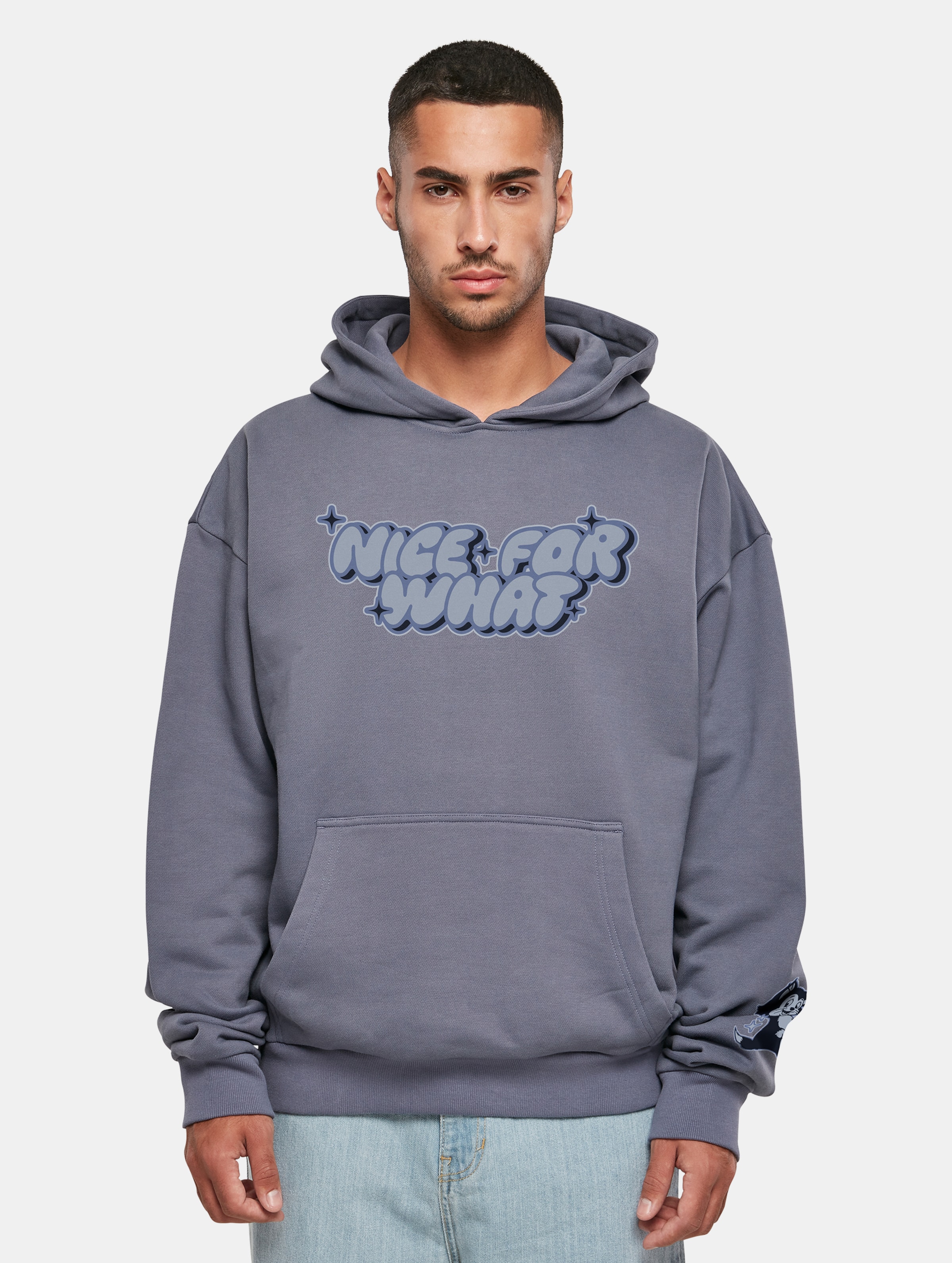 Mister Tee Upscale Nice for what Ultra Heavy Oversize Hoodie