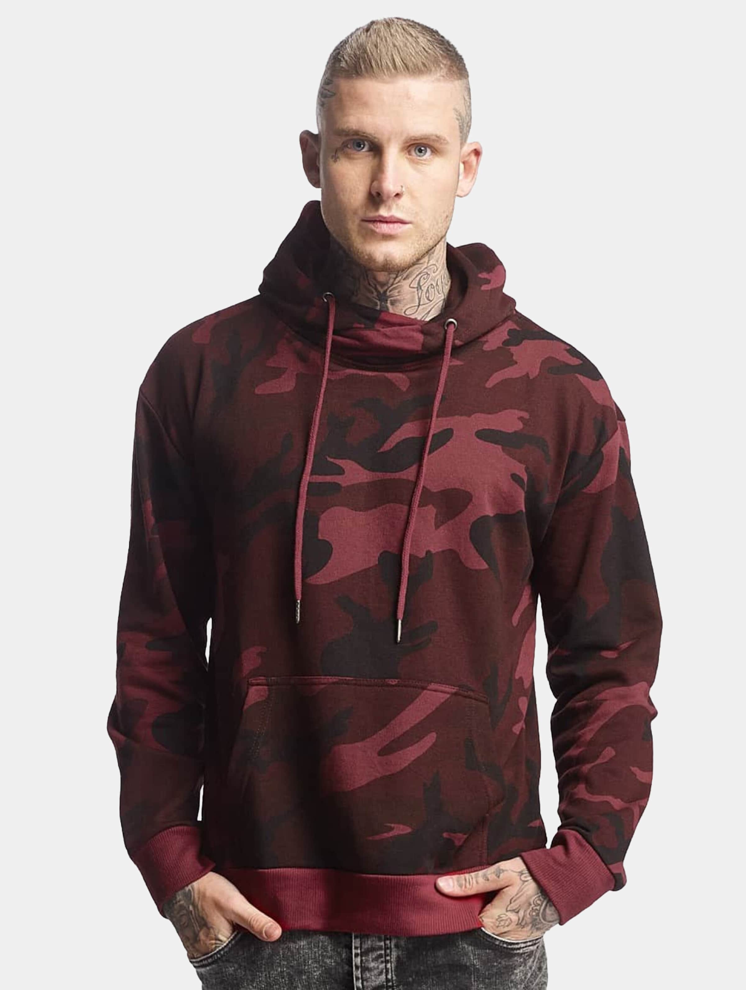 Urban Classics High Neck Camo Hoody