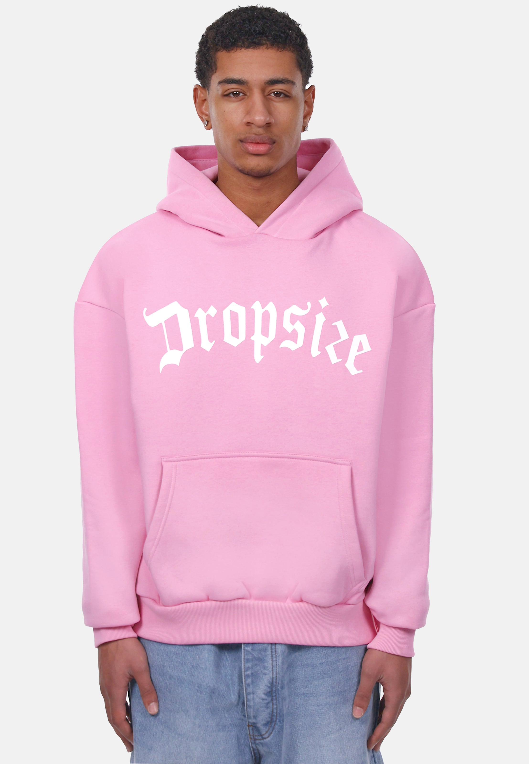 Dropsize Heavy Logo Design Hoodie