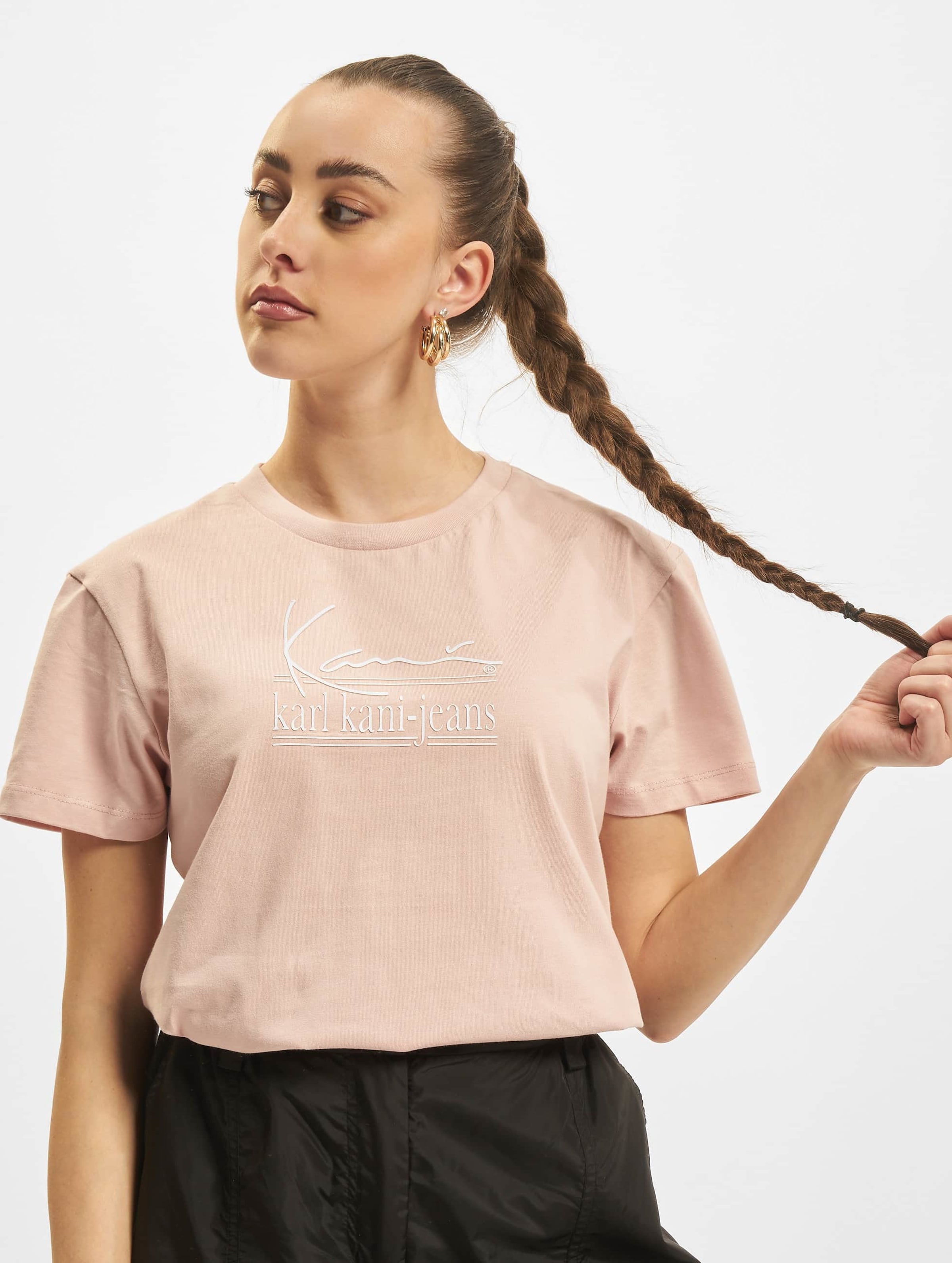 Karl Kani KW221-012-1 Signature KKJ Tee rose