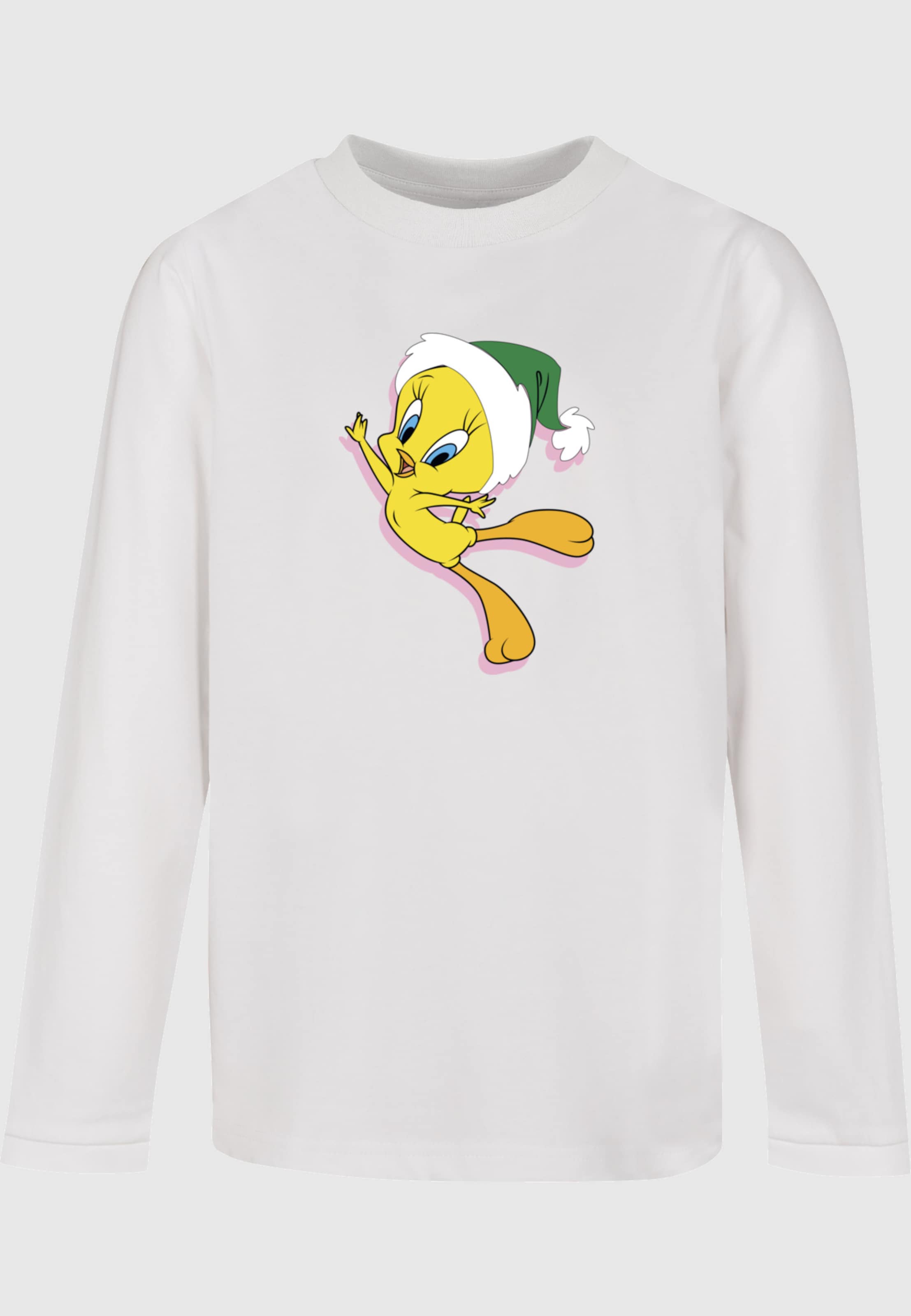 Absolute Cult Kids Looney Tunes - Tweety Christmas Hat Longsleeve