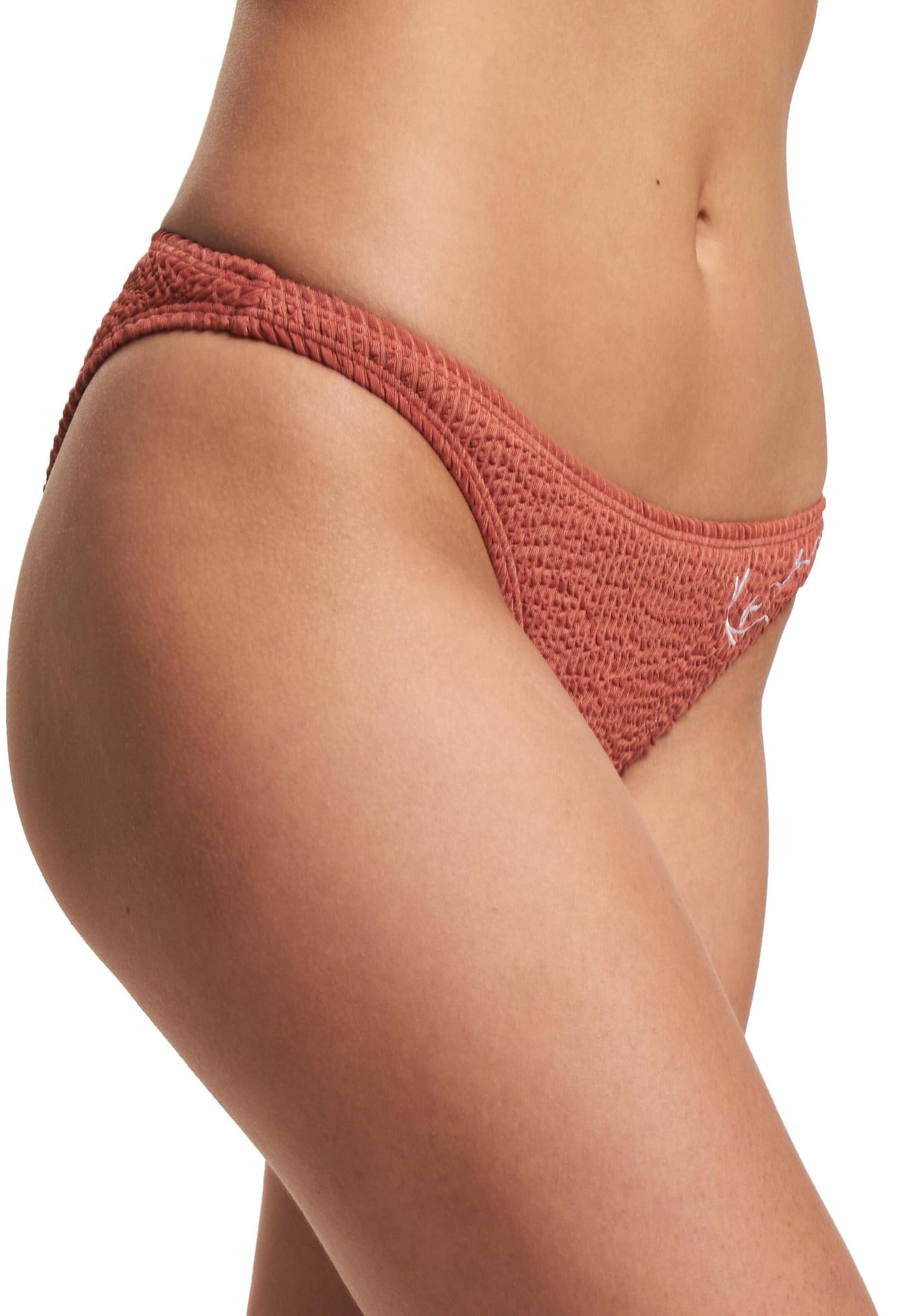 Karl Kani Small Signature Crinkle High Leg Bikini Bottom