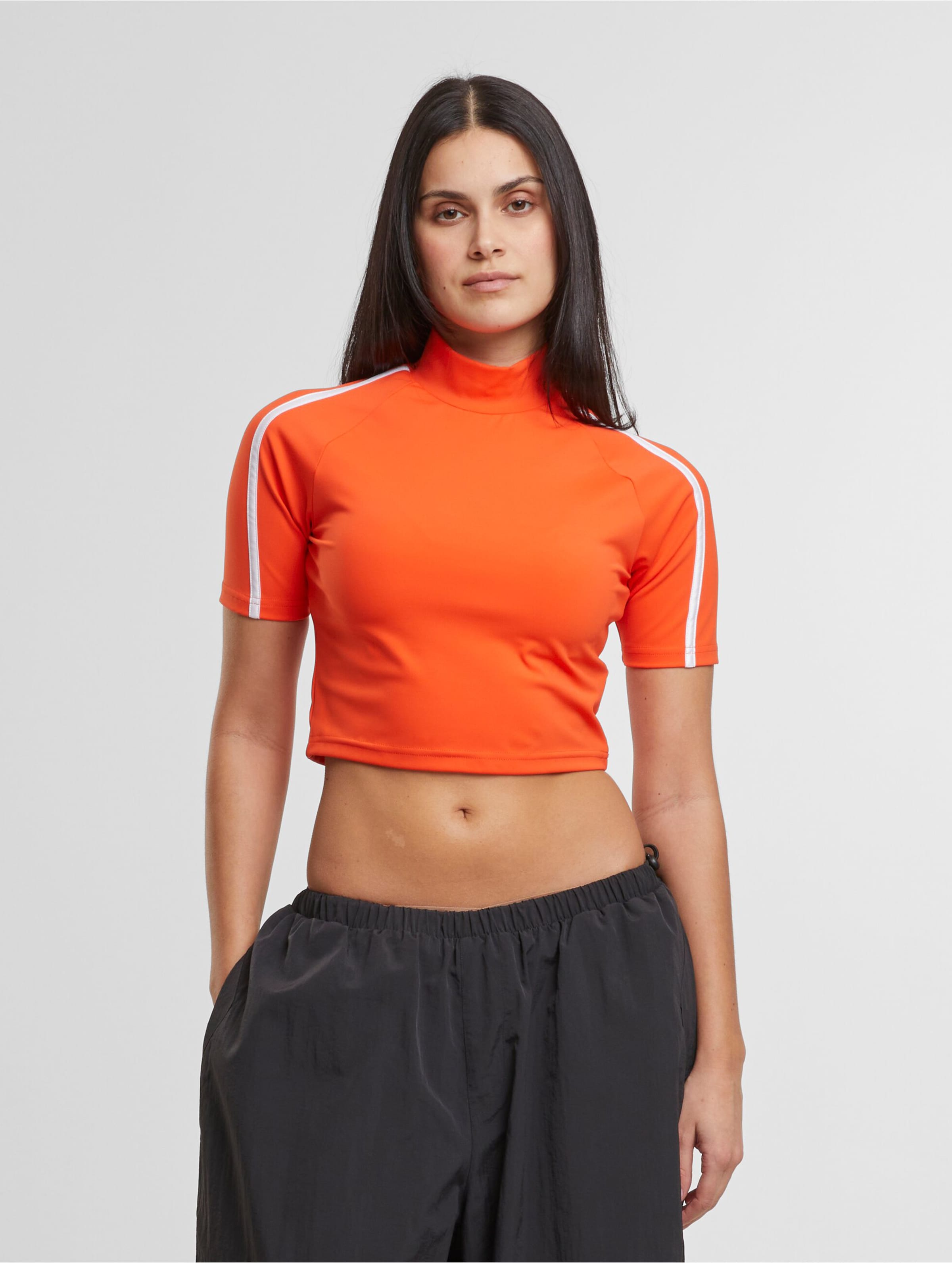 Urban Classics Ladies High Neck Short Tee