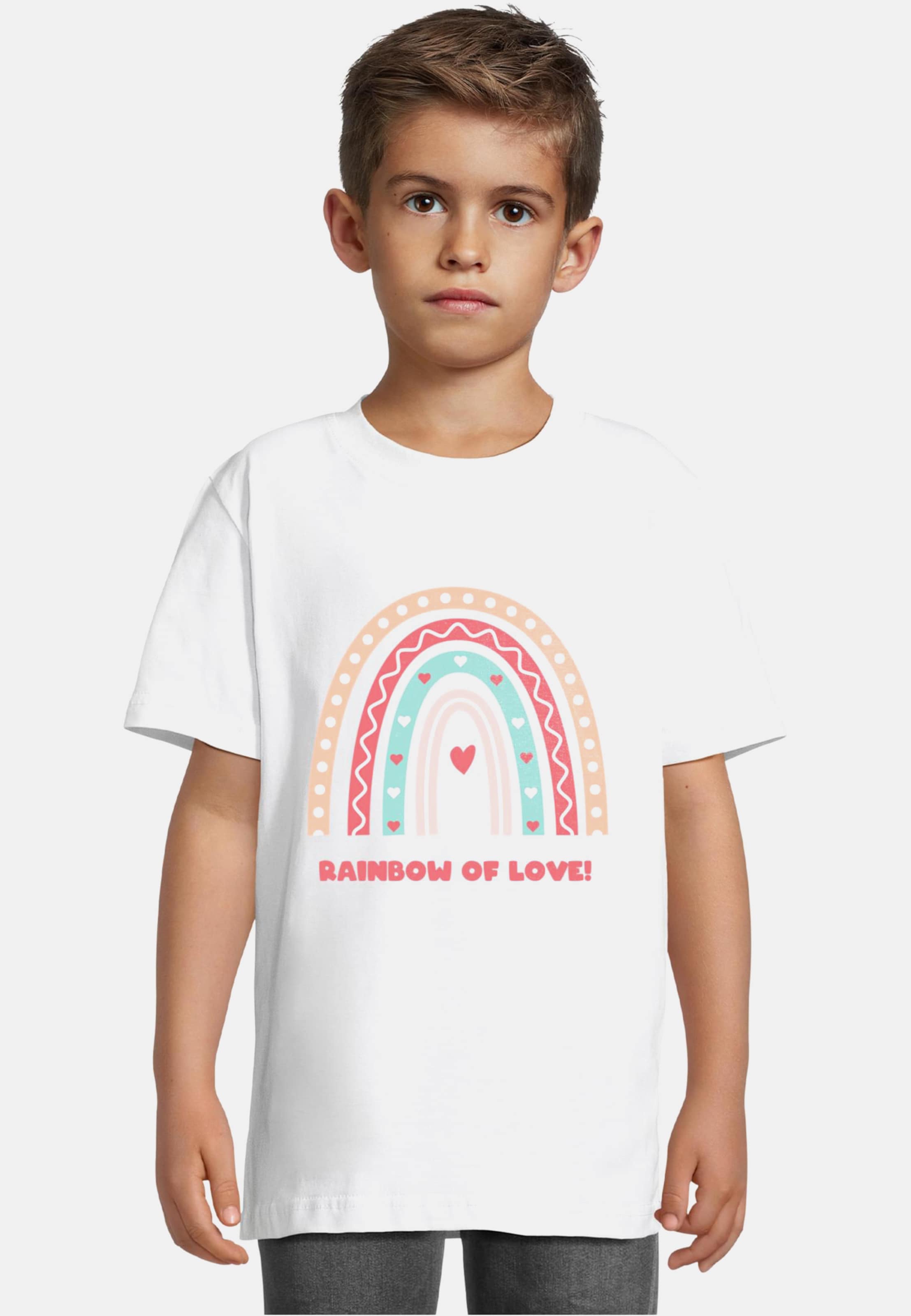 Merchcode Kids Rainbow of Love - Basic Tee