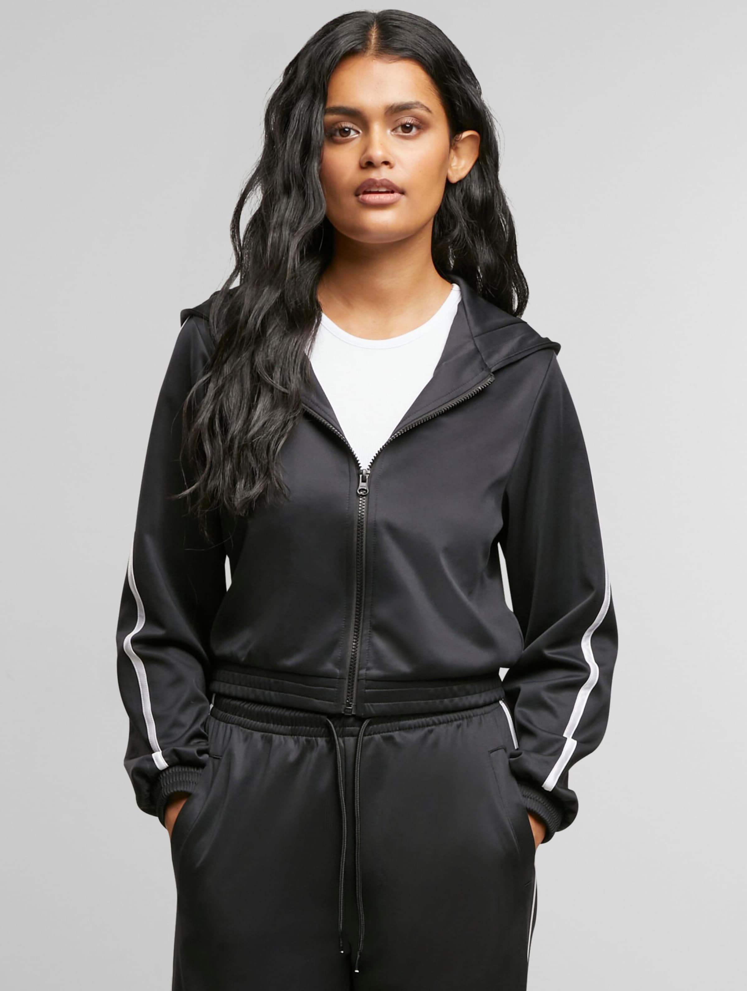 Urban Classics Ladies Cropped Track Jacket