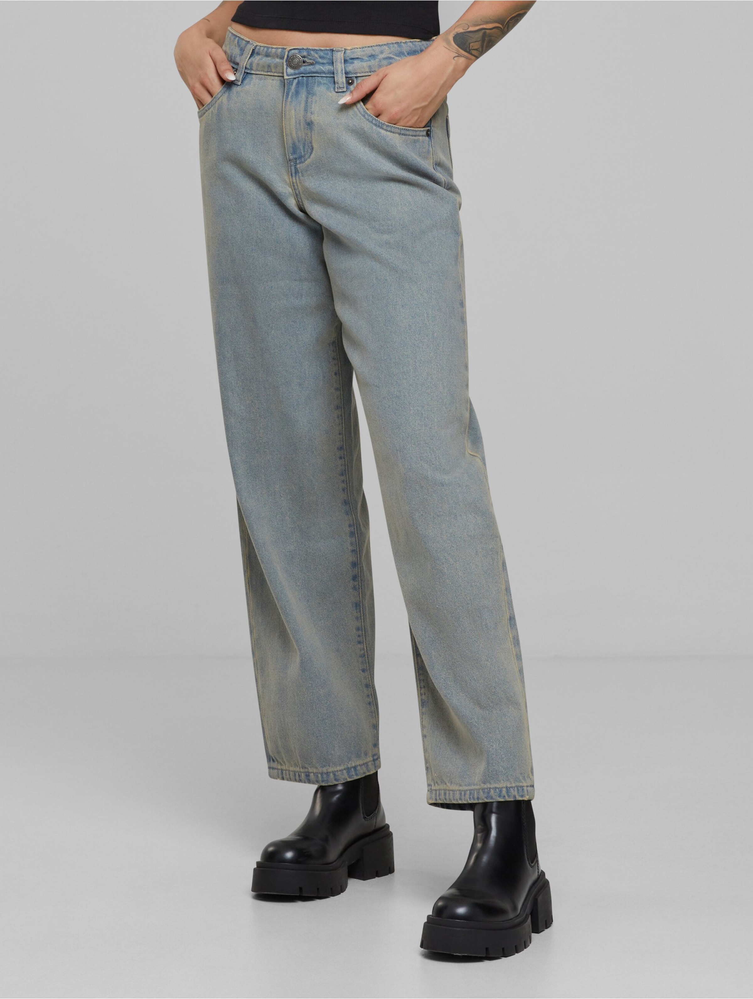 Urban Classics Ladies Mid Waist 90´s Jeans