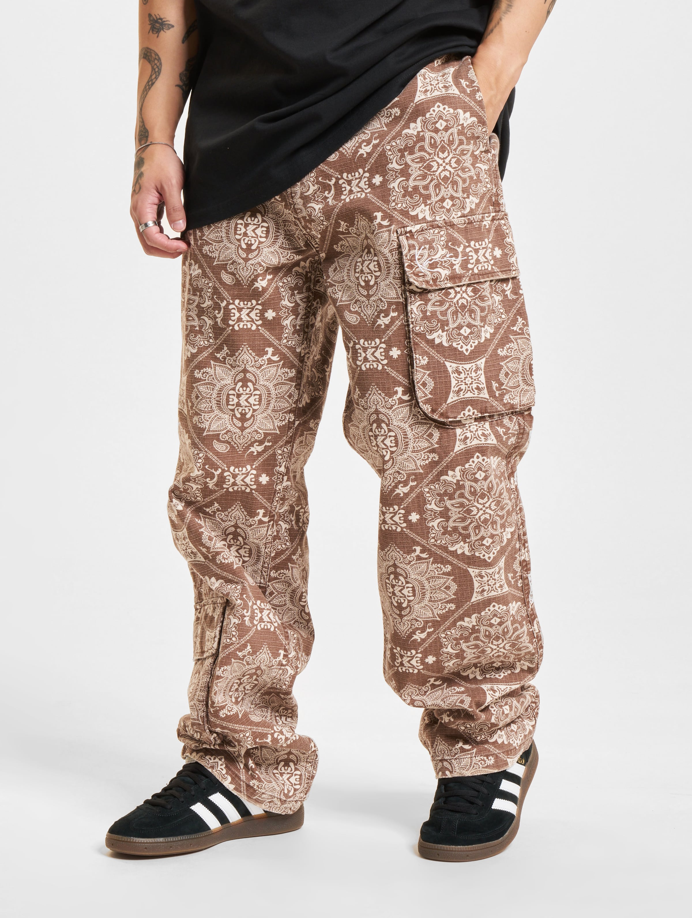 Karl Kani KK Small Signature Washed Ribstop Cargo Pants