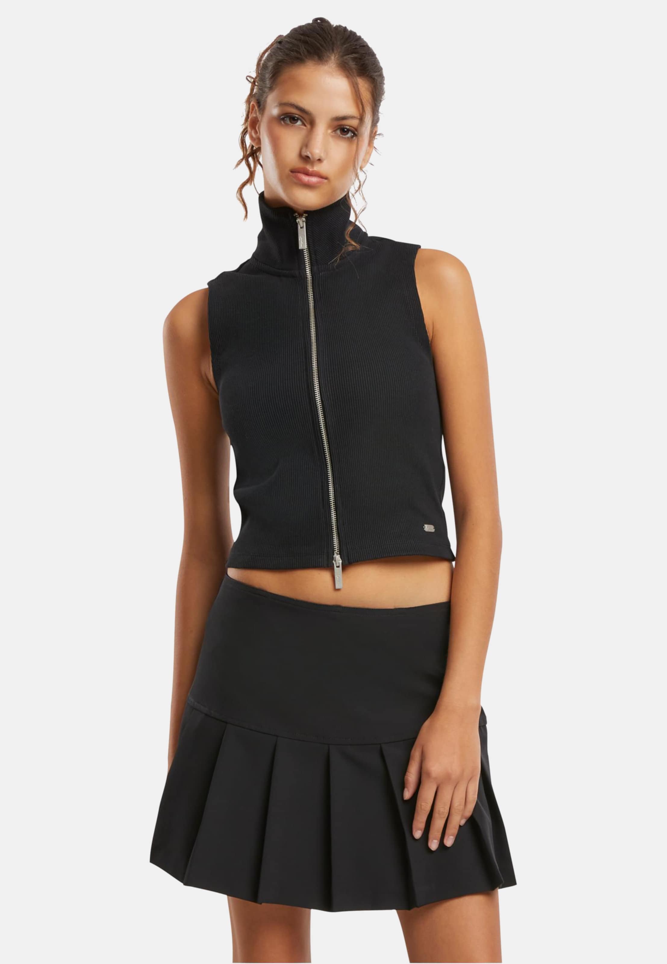 Karl Kani Rib Sleeveless Zip Jacket