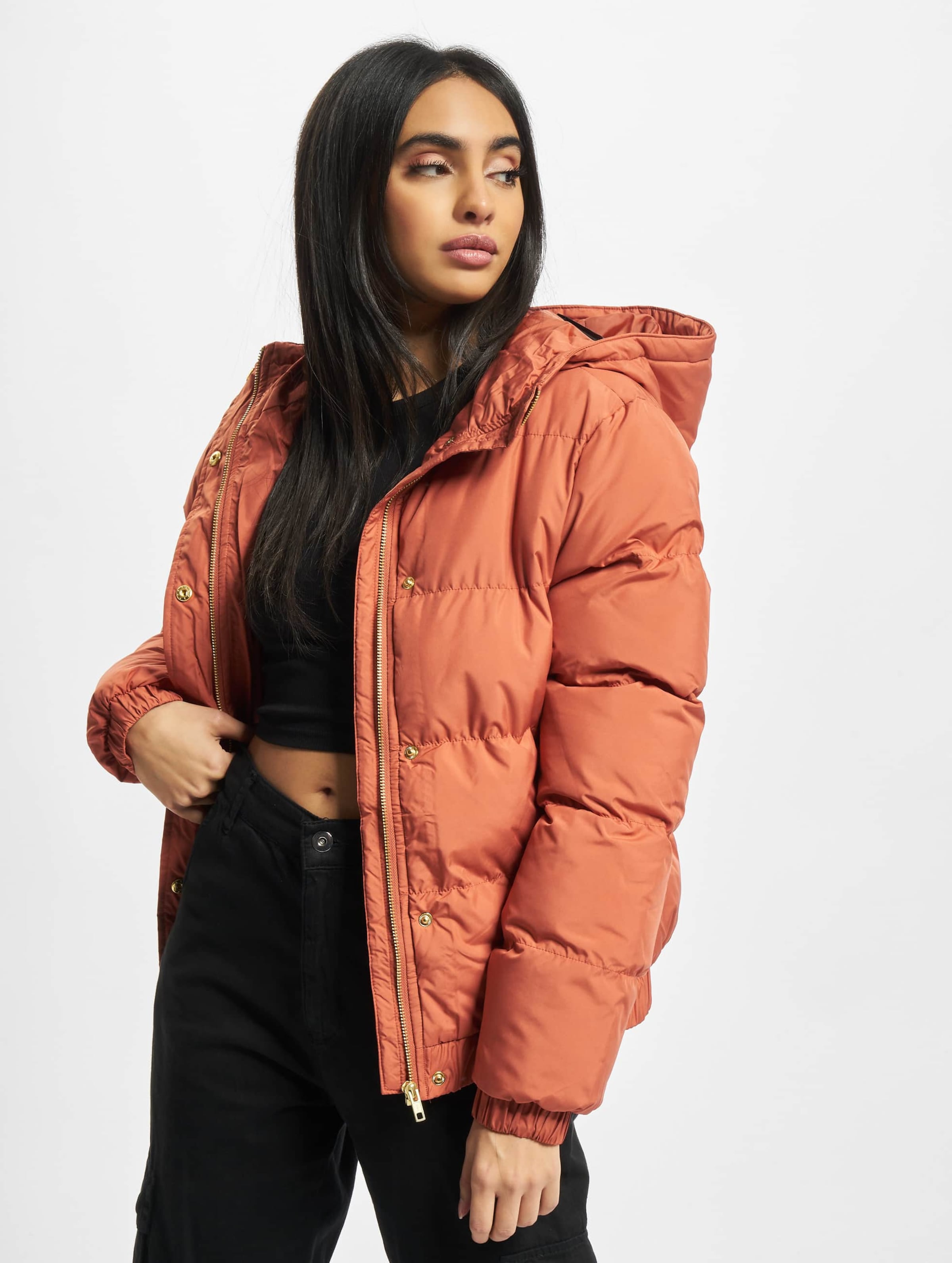 Urban Classics Ladies Hooded Puffer Jacket