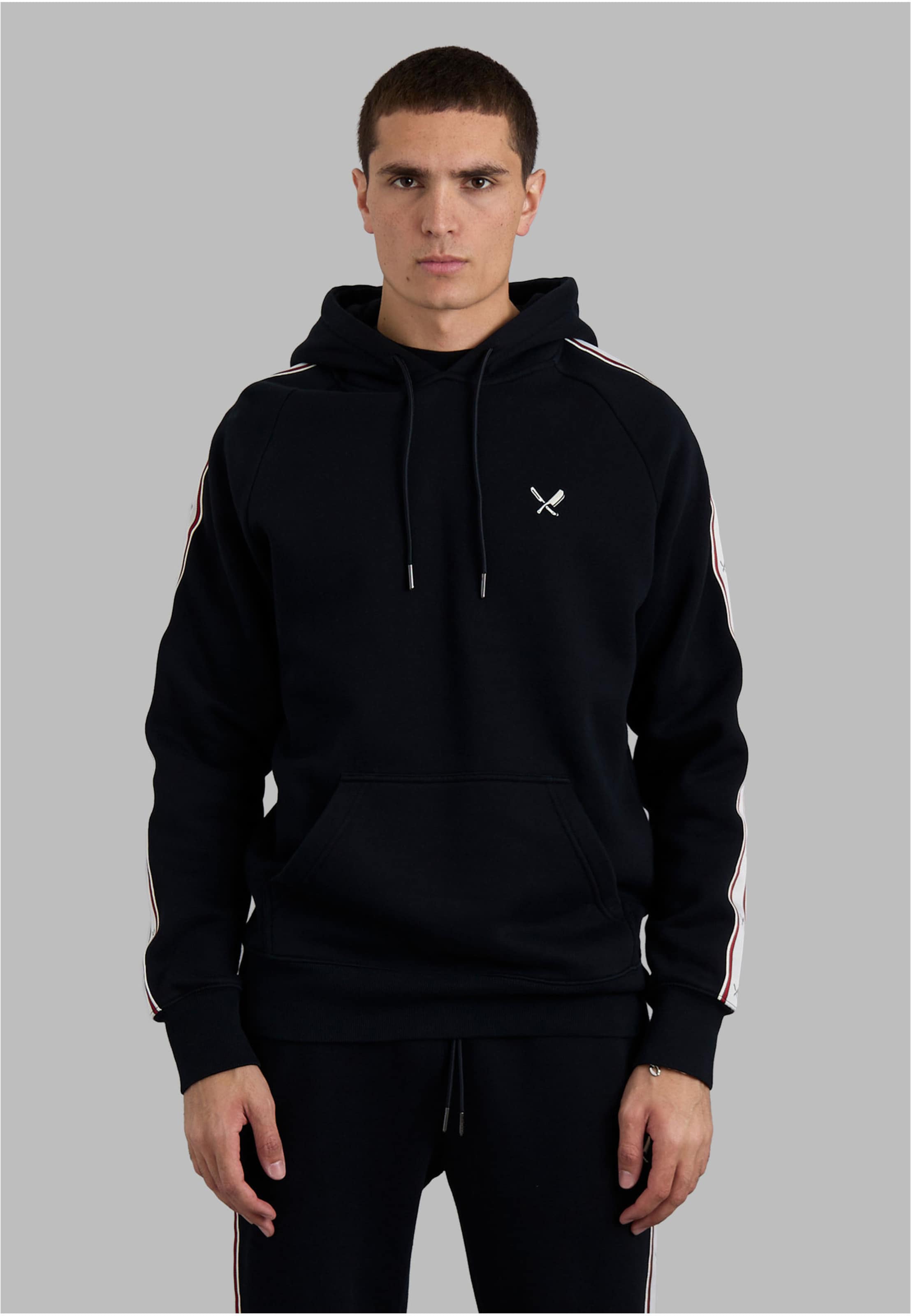 Distorted People Blades Tape Raglan Hoodie