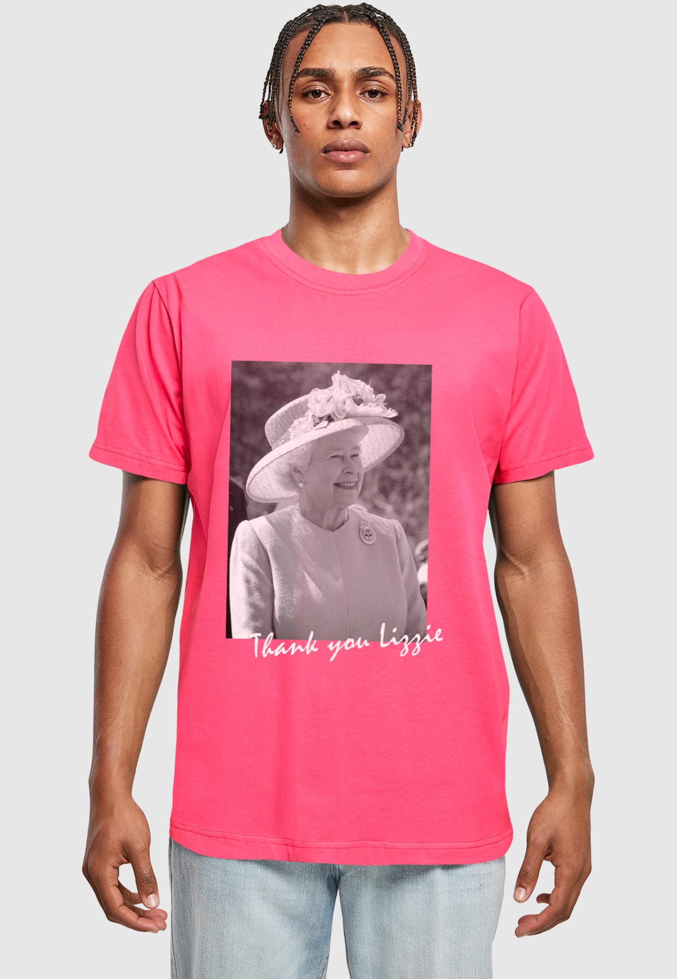 Merchcode Thank You Lizzie T-Shirt Round Neck