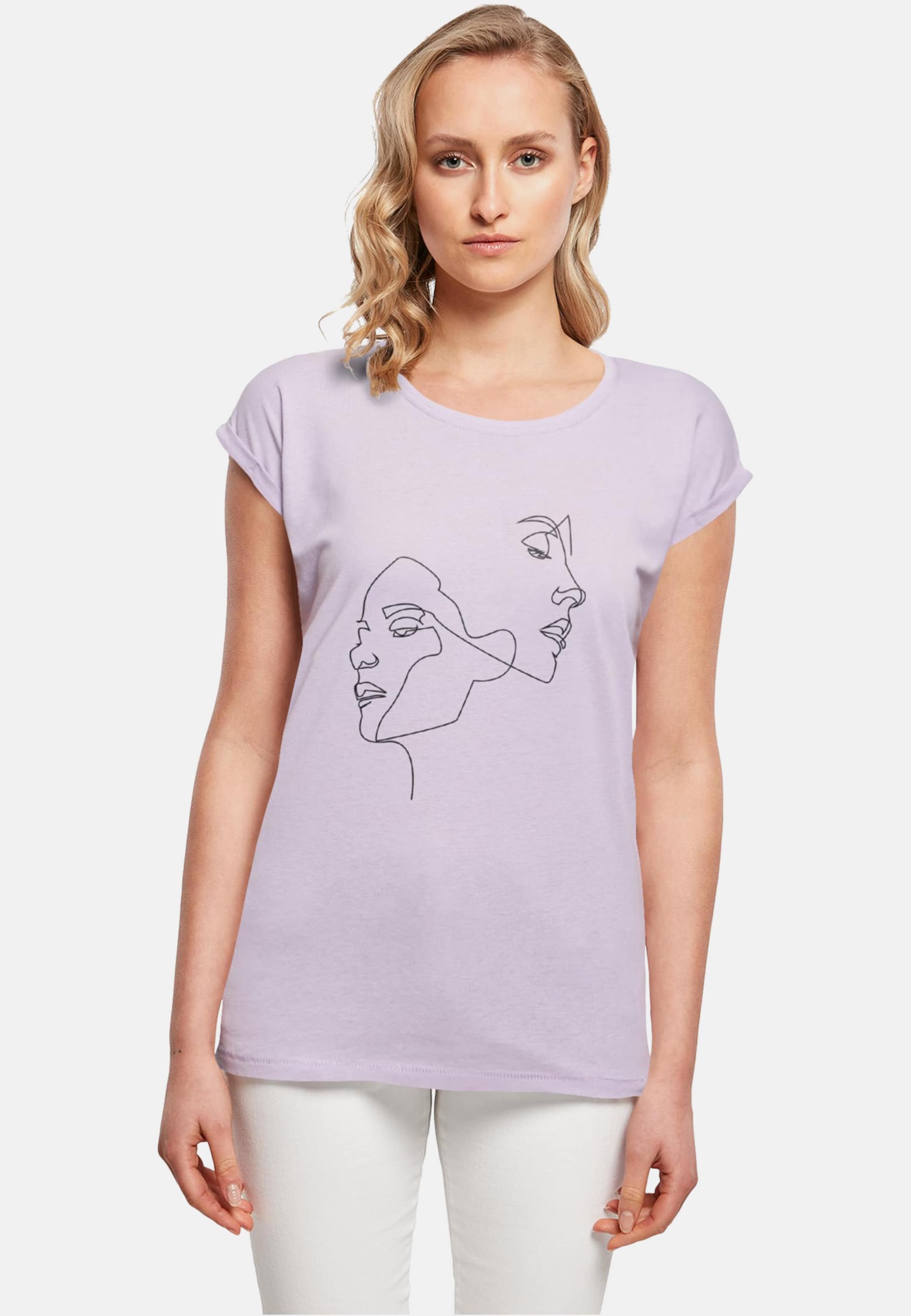 Mister Tee Ladies One Line Extended Shoulder