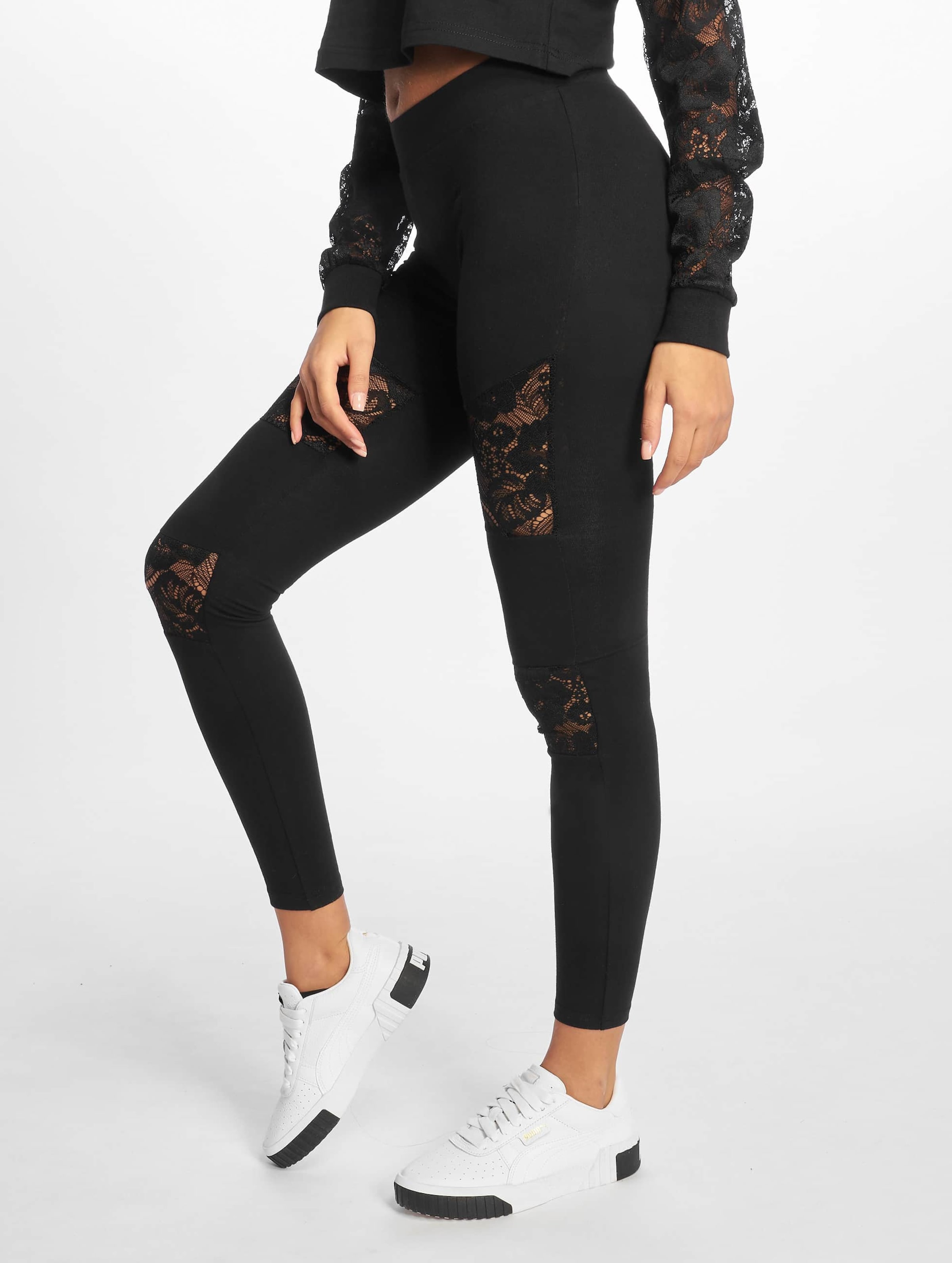 Urban Classics Ladies Laces Inset Leggings