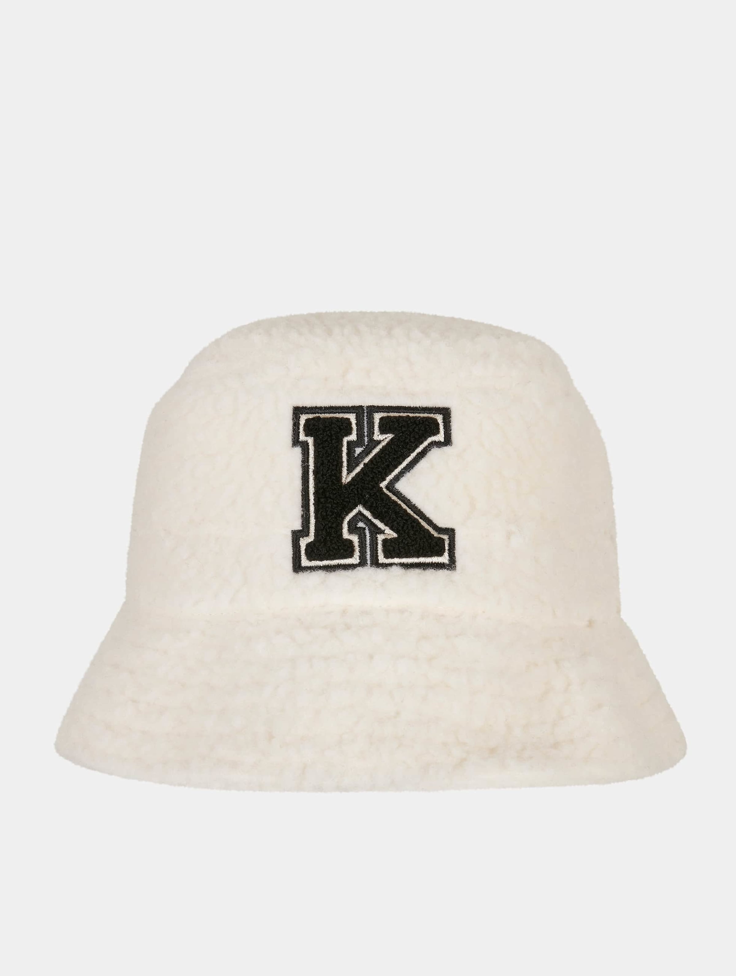 Karl Kani KA223-040-1 Retro Patch Teddy Bucket Hat cream