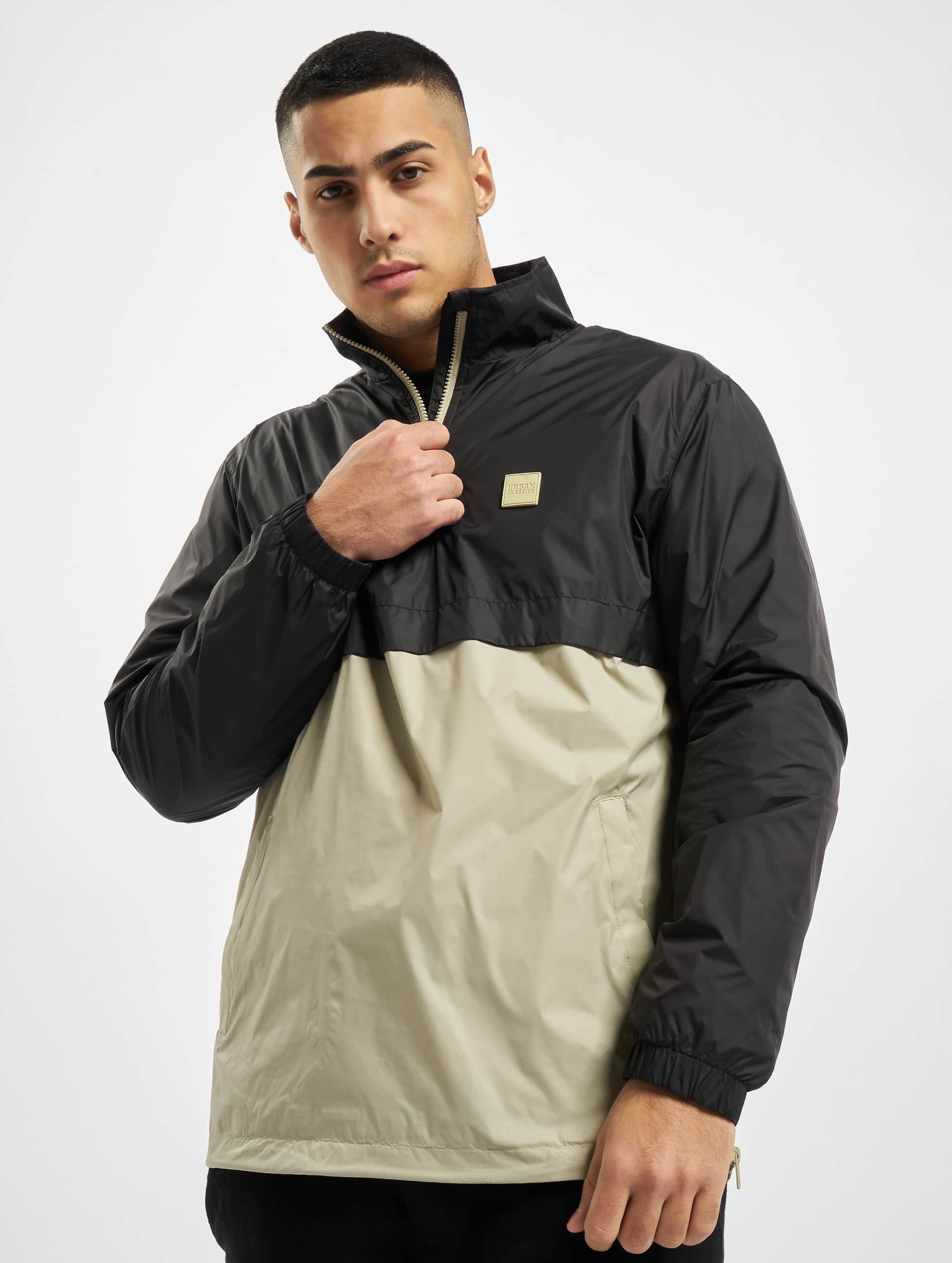 Urban Classics Stand Up Collar Pull Over Jacket